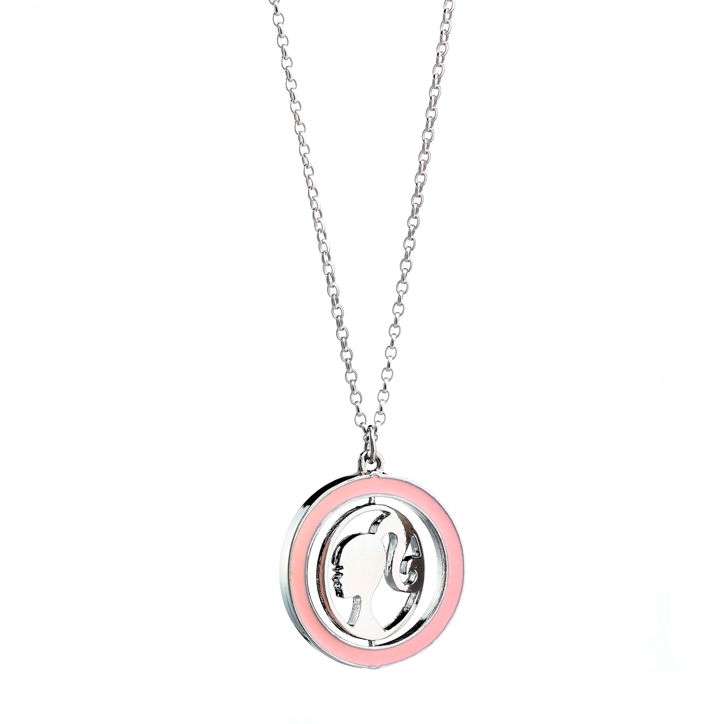 Barbie™️ Spinning Silhouette Necklace