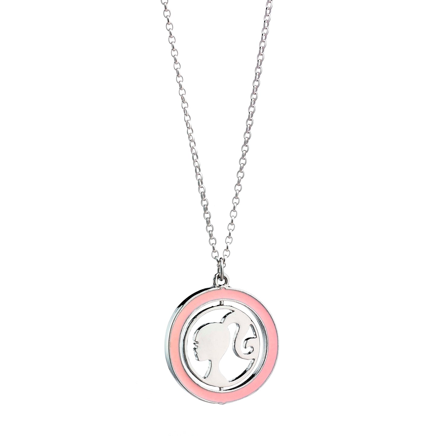 Barbie™️ Spinning Silhouette Necklace
