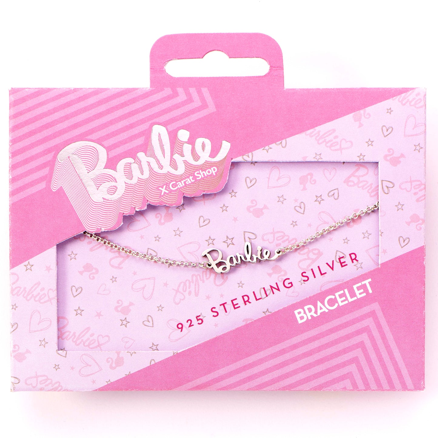 Barbie™️ Sterling Silver Logo Bracelet
