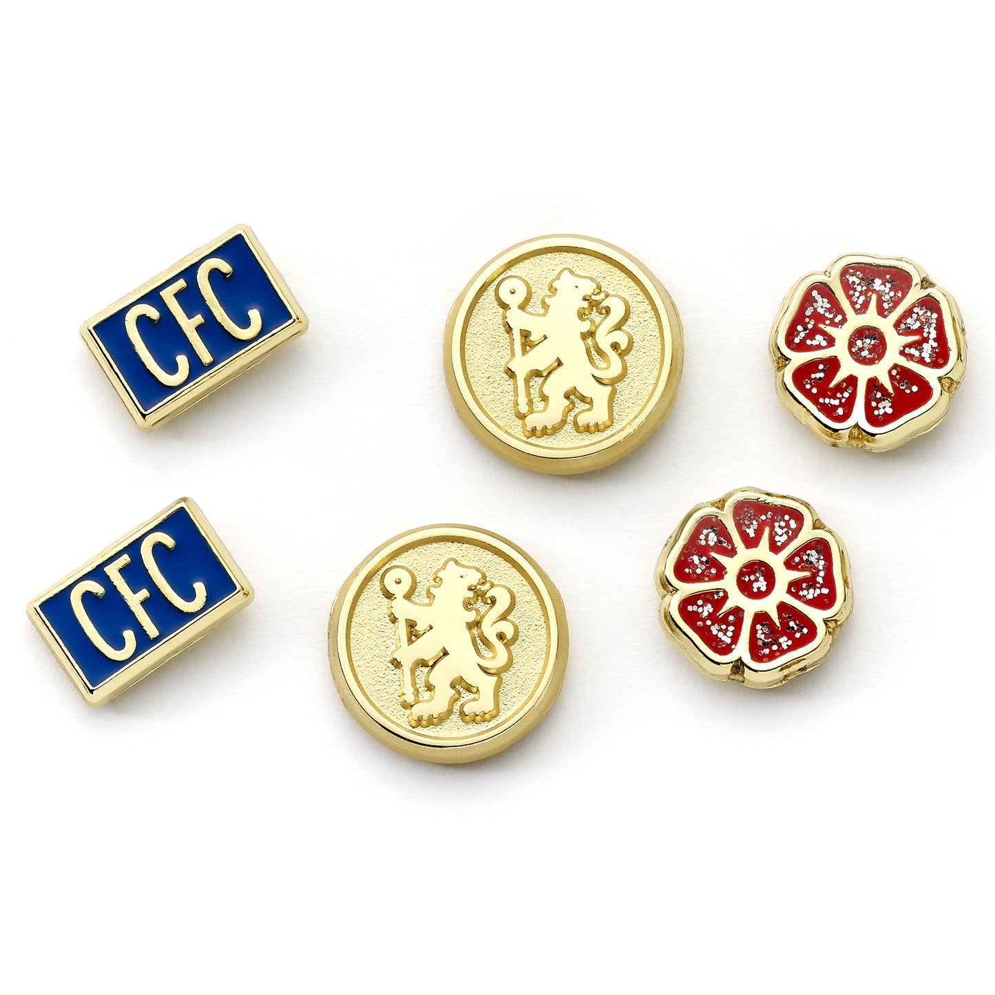 Chelsea Football Club Set of 3 Stud Earrings