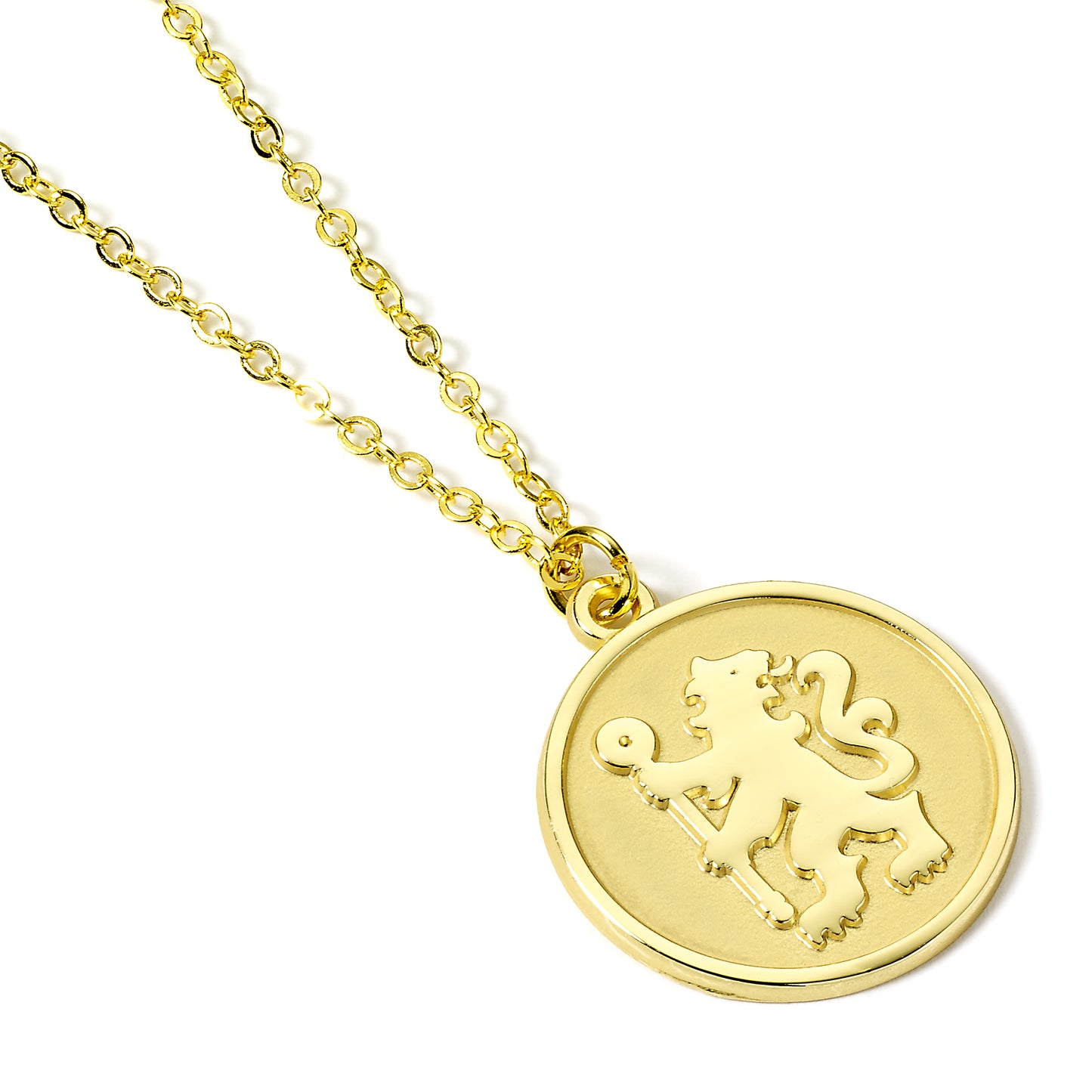 Chelsea Football Club Gold Finish Crest Necklace
