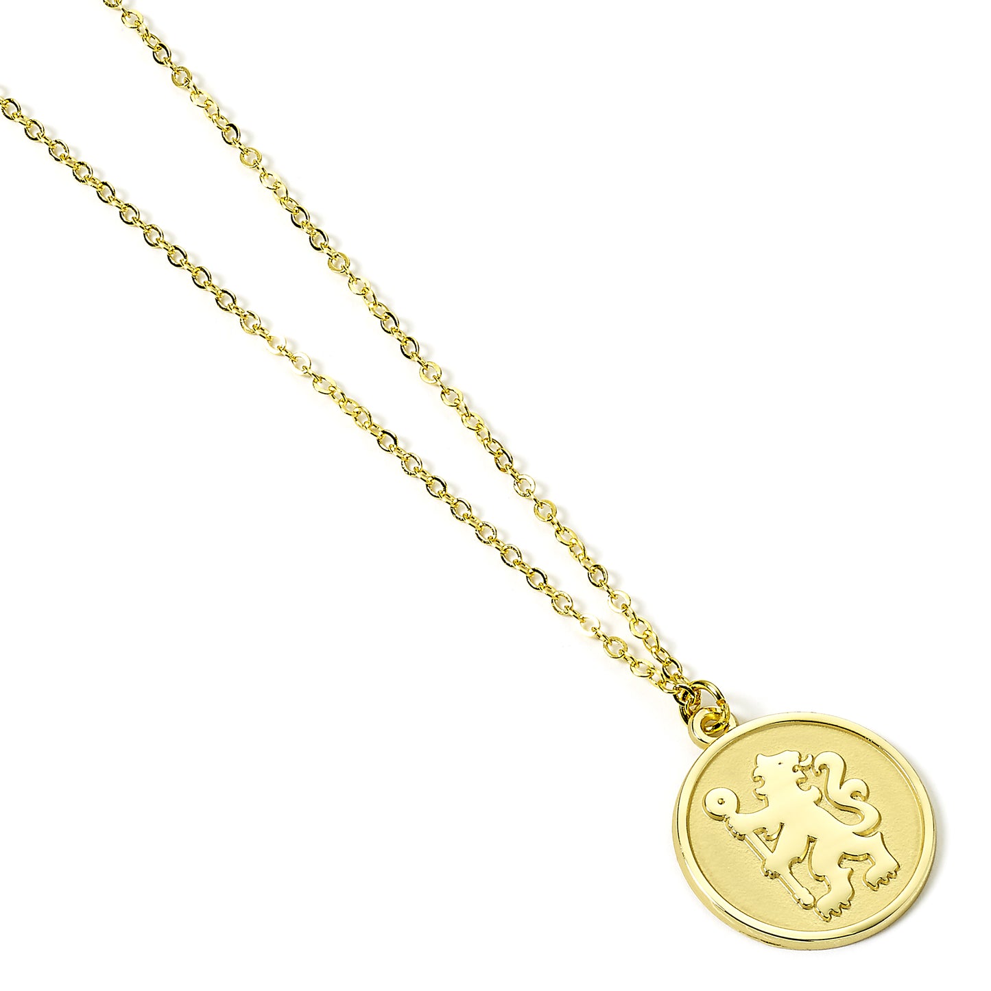 Chelsea Football Club Gold Finish Crest Necklace
