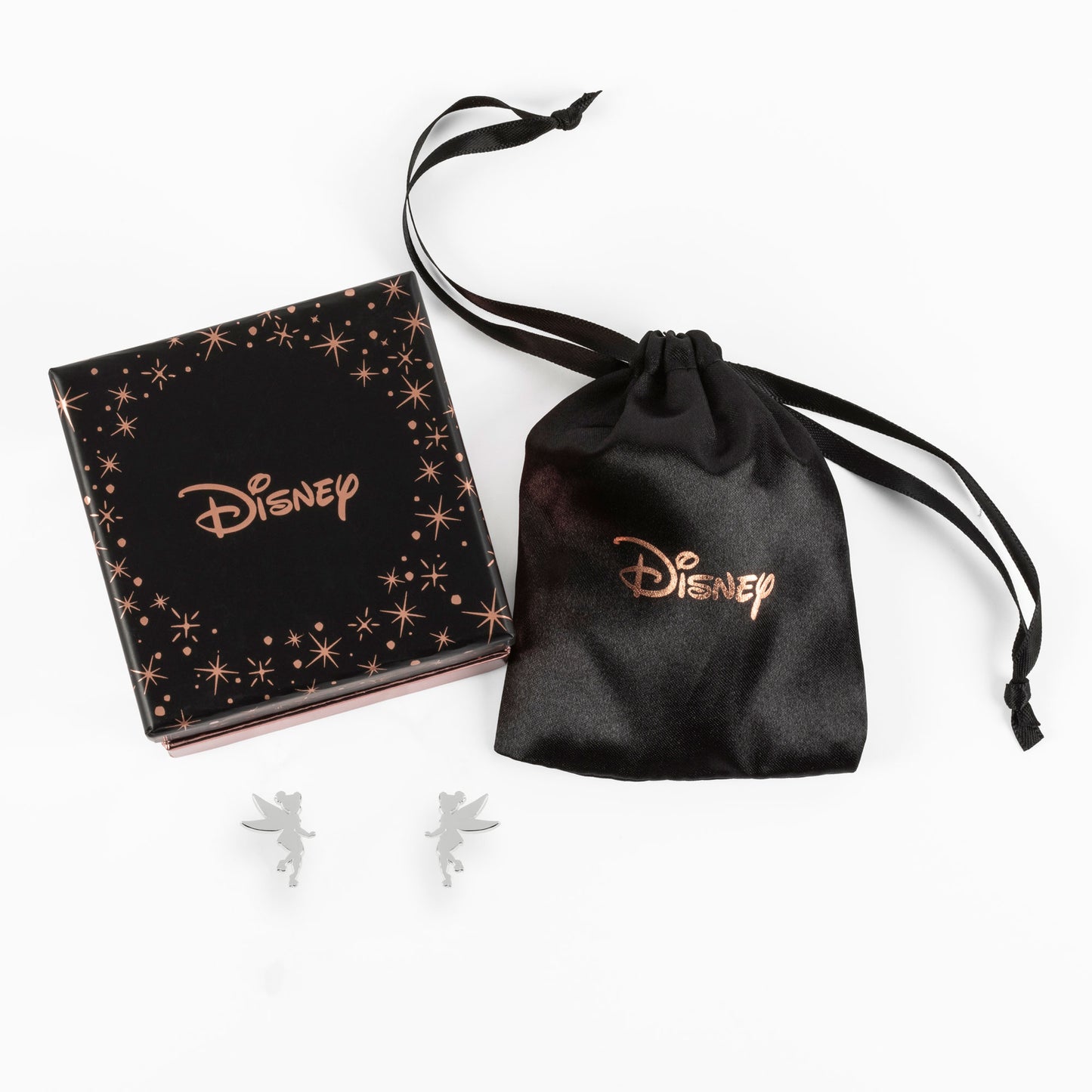 Disney Princess Tinkerbell Sterling Silver Stud Earrings