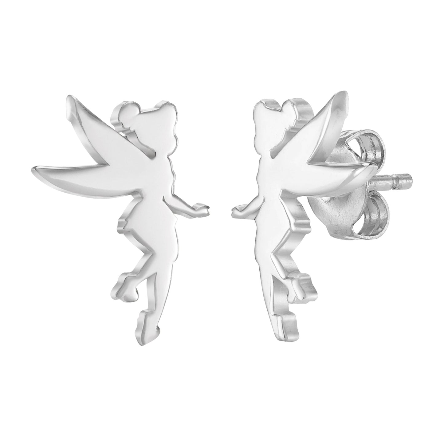 Disney Princess Tinkerbell Sterling Silver Stud Earrings