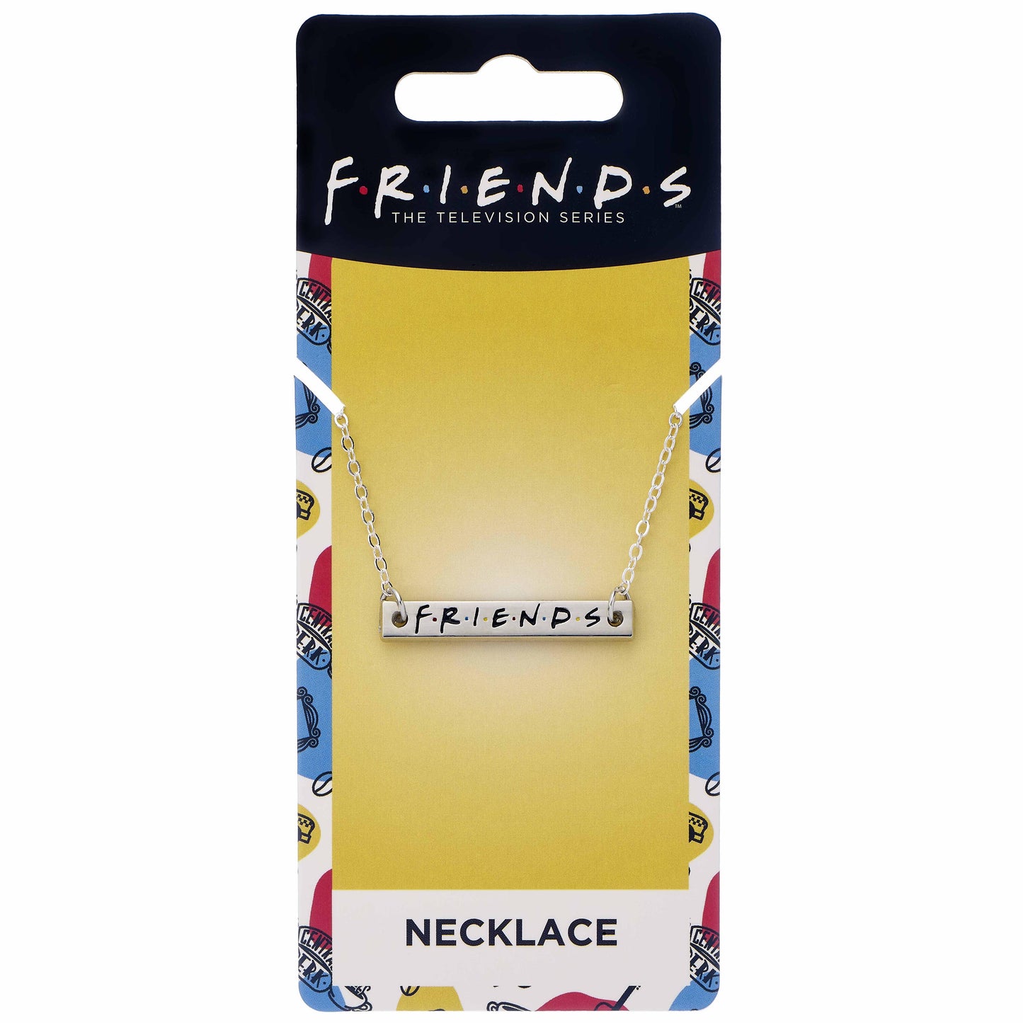 Friends the TV Series Bar Necklace - Silver