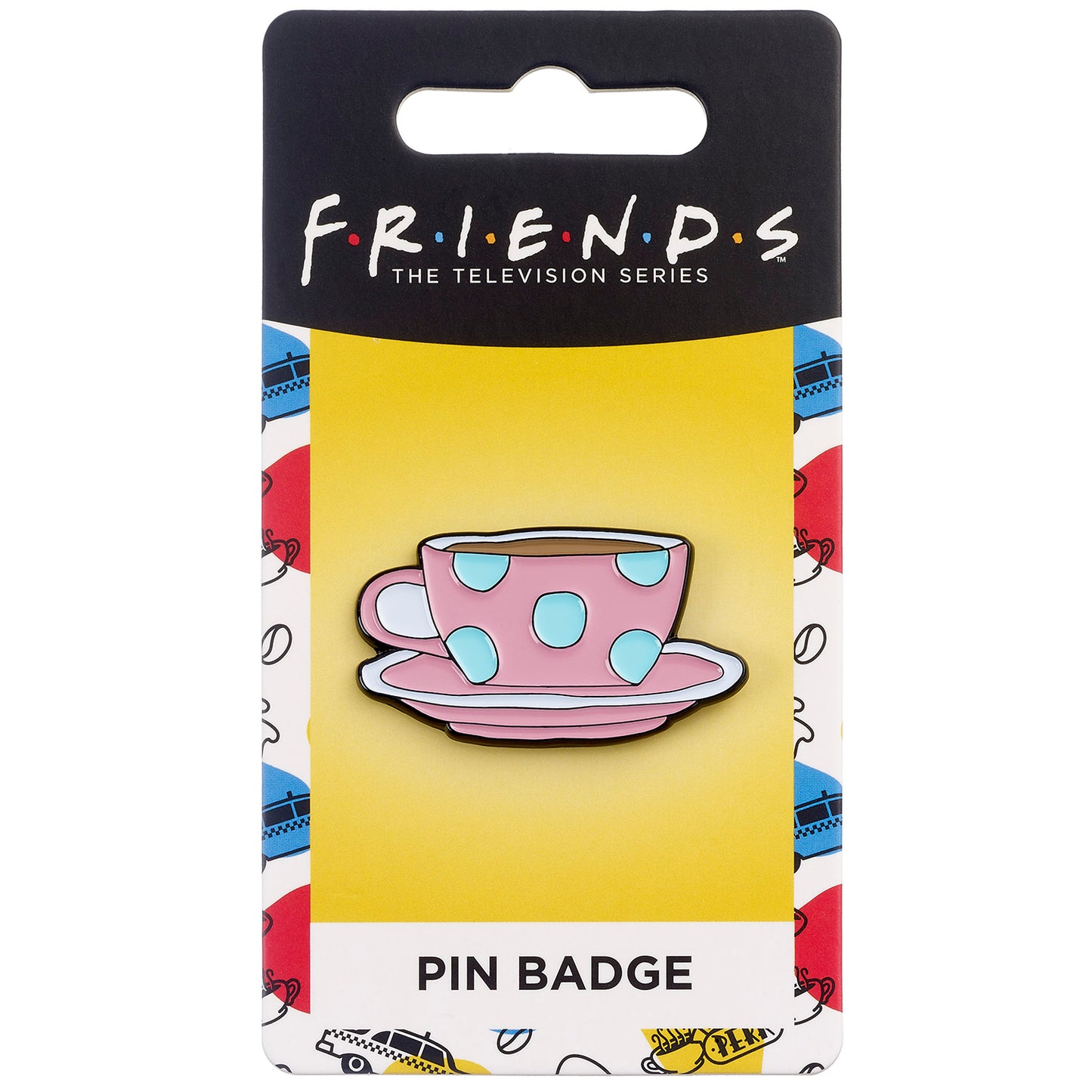 Friends the TV Series Coffee Cup Pin's Badge - Rose
