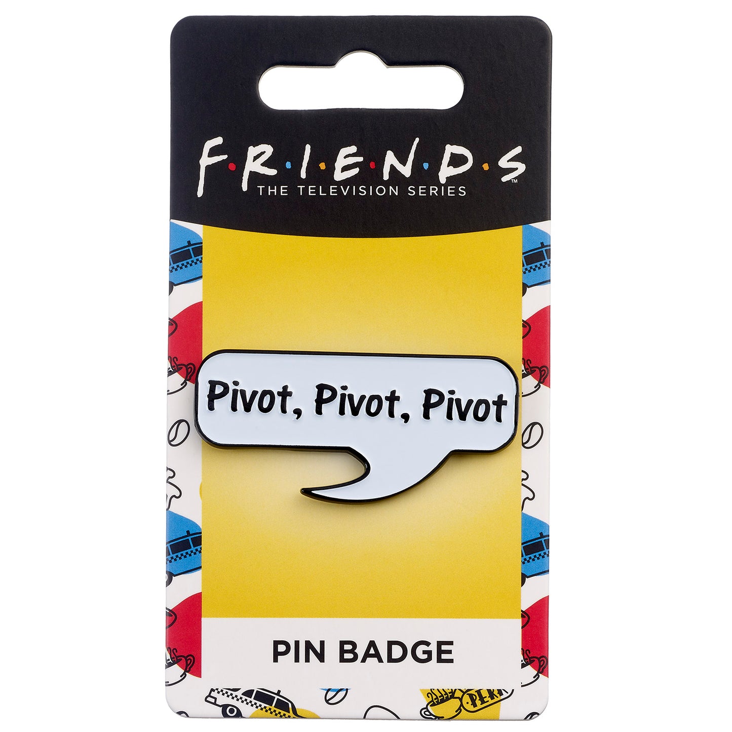 Friends the TV Series Pivot, Insigne d'épingle Pivot - Blanc
