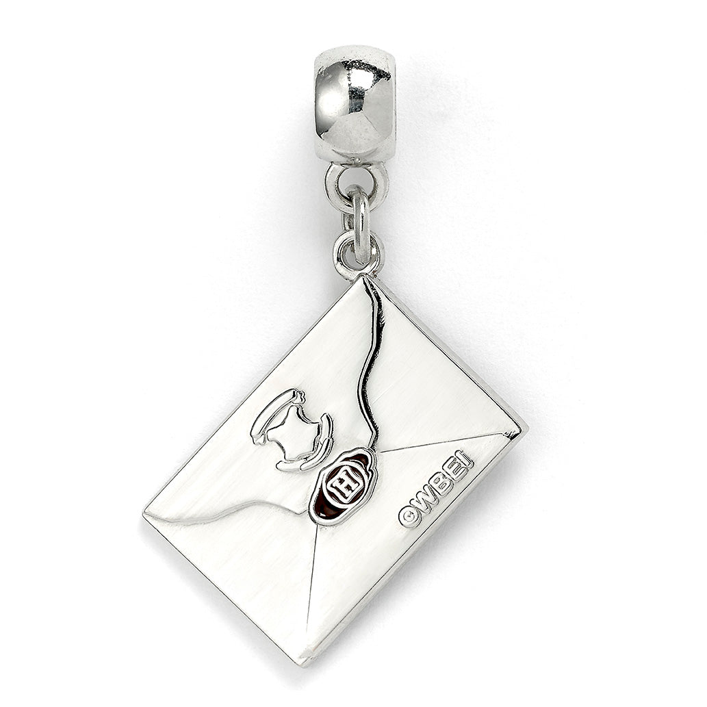 Harry Potter Hogwarts Acceptance Letter Slider Charm - Silver