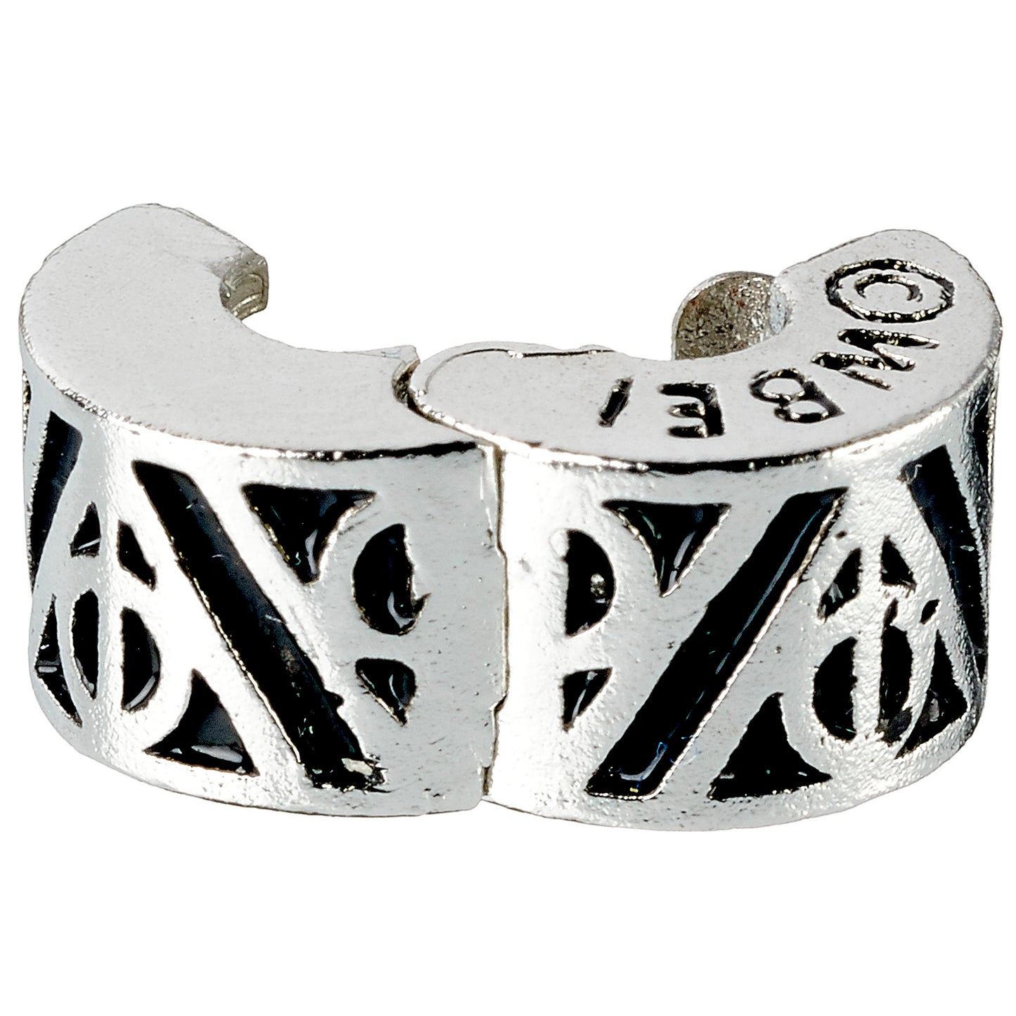 Harry Potter Deathly Hallows Charm Stopper set of 2 - Silver