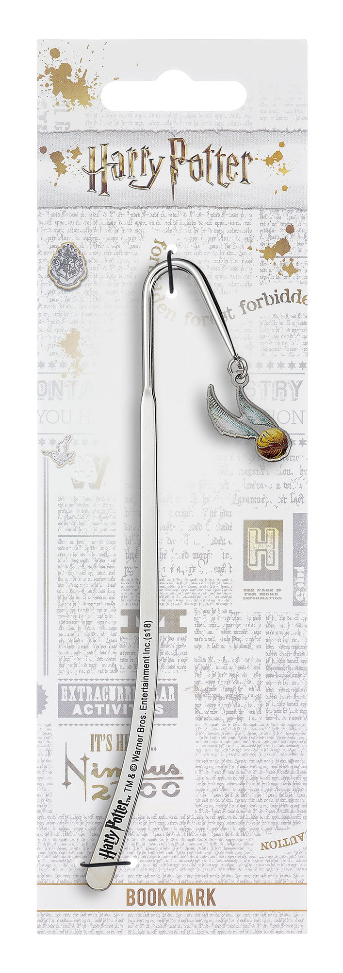 Harry Potter Golden Snitch Bookmark - Silver