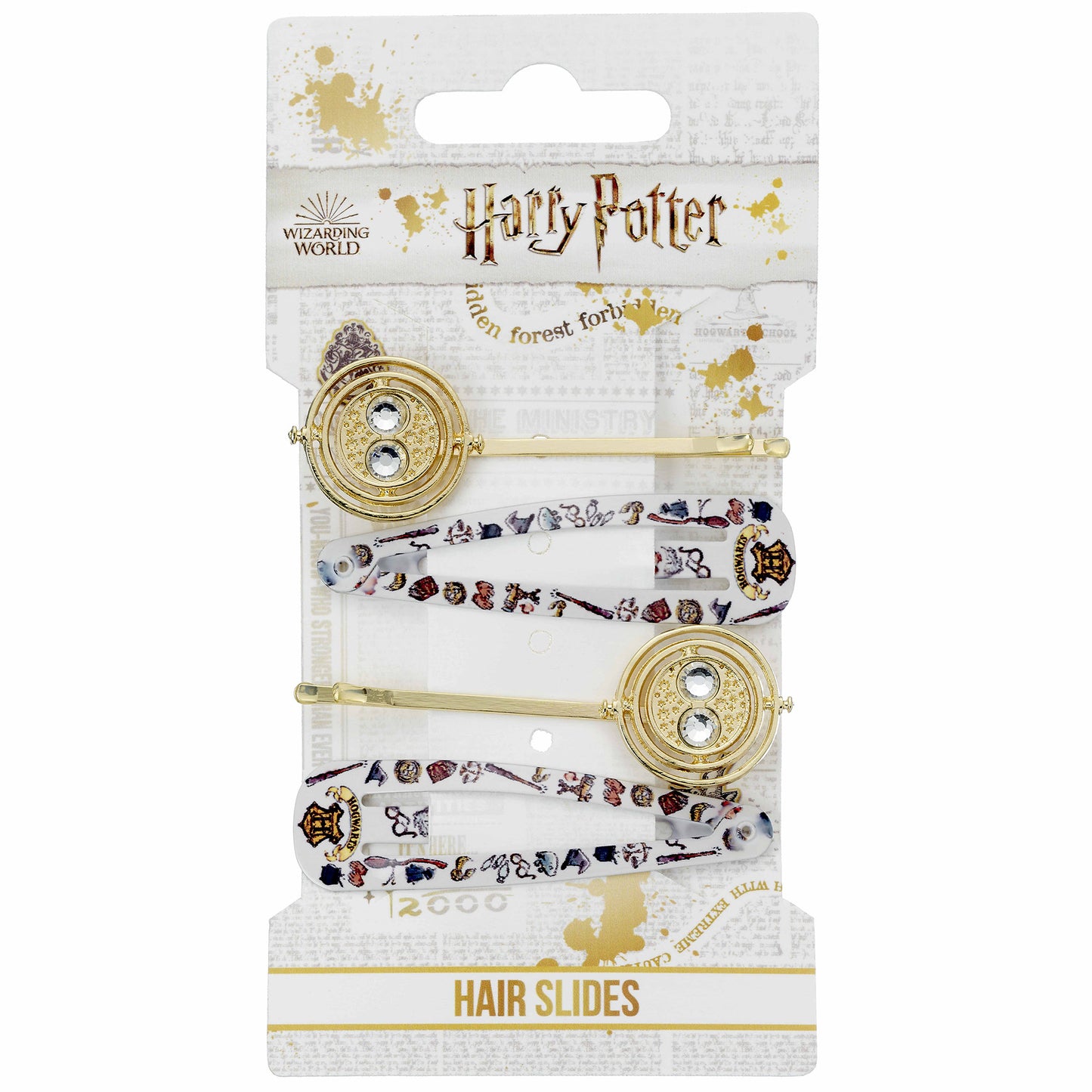 Harry Potter Time Turner Hair Clip Set - Gold