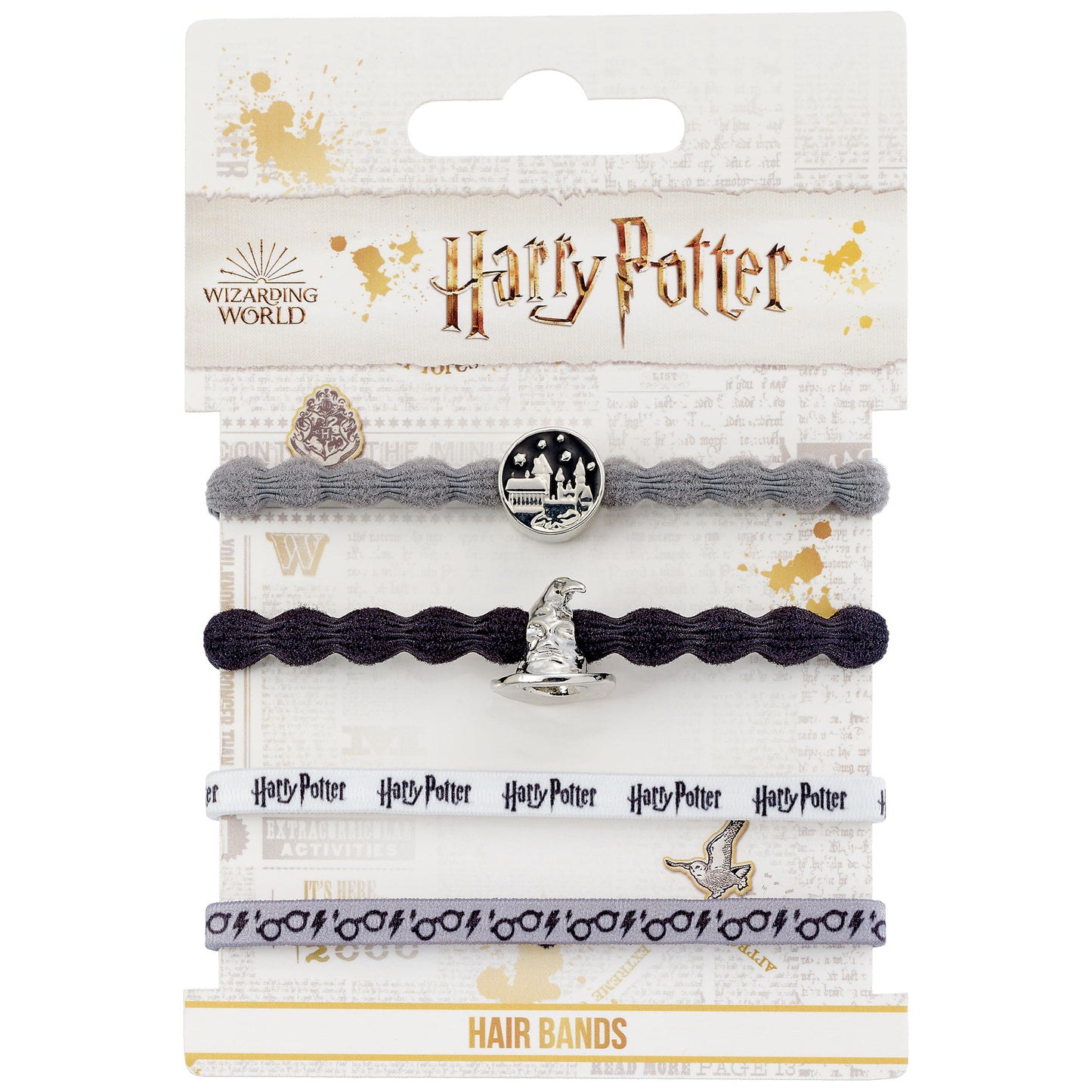 Harry Potter Hogwarts and Sorting Hat Hair Band Set
