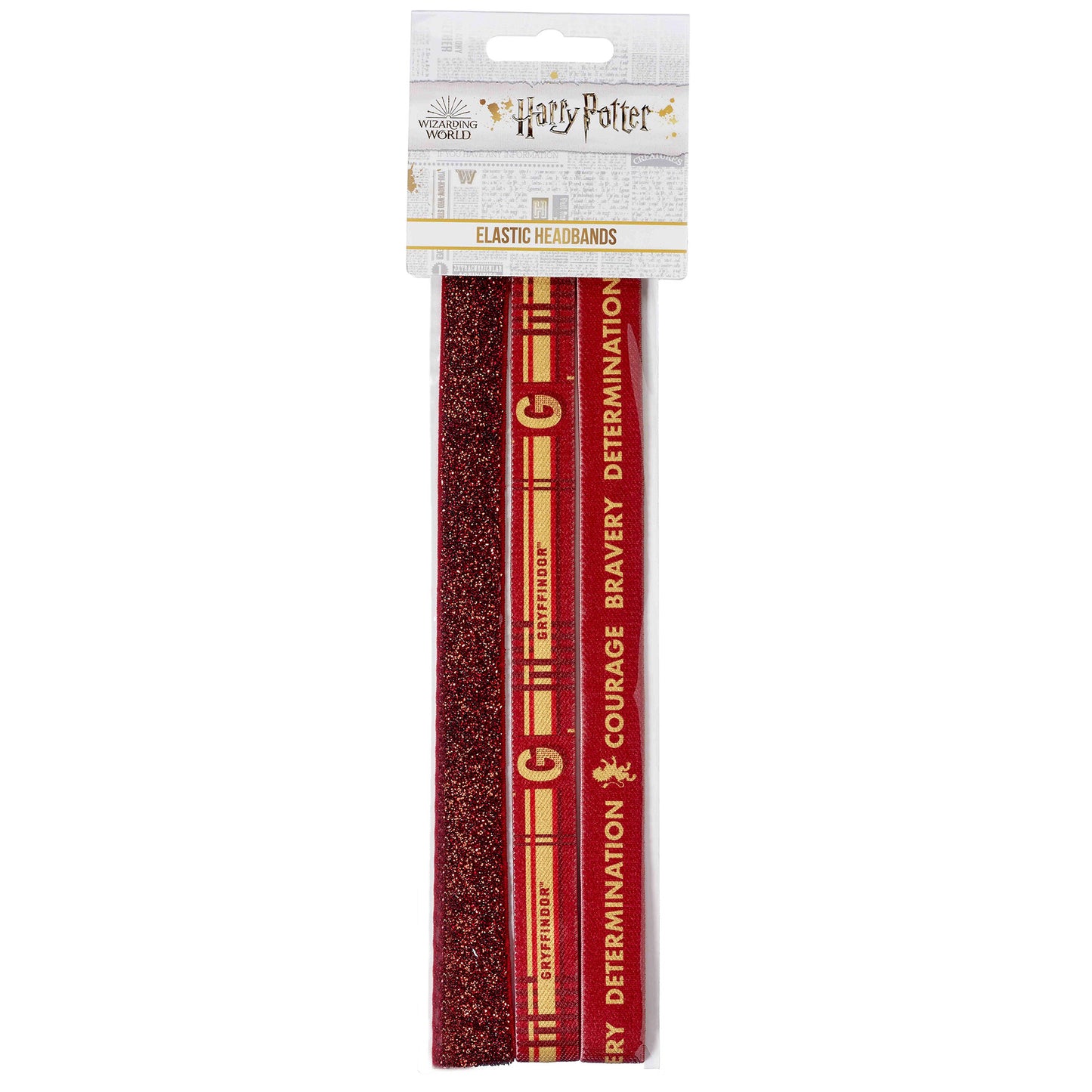 Kellica Official Harry Potter Gryffindor Elastic Headband Set