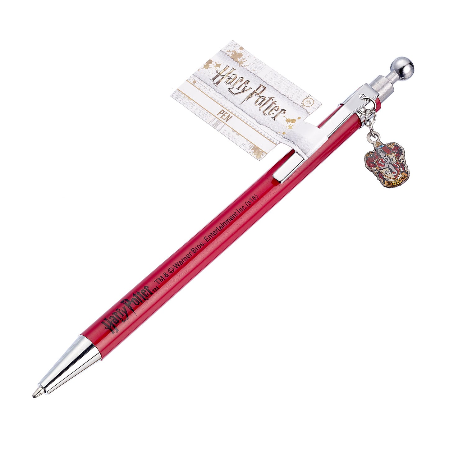 Harry Potter Gryffindor House Crest Pen - Red