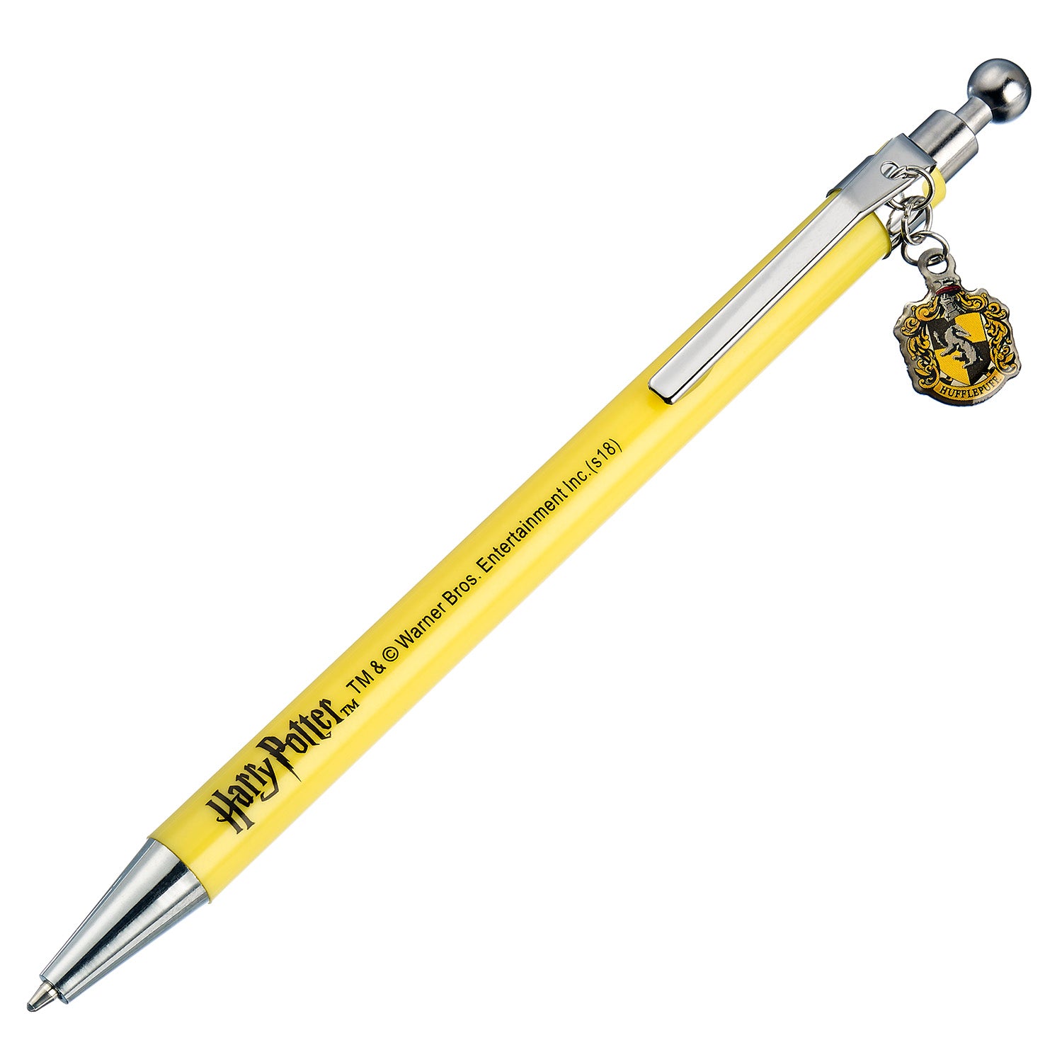 Penna Ufficiale Harry Potter - Casa Hufflepuff Con Inchiostro Blu