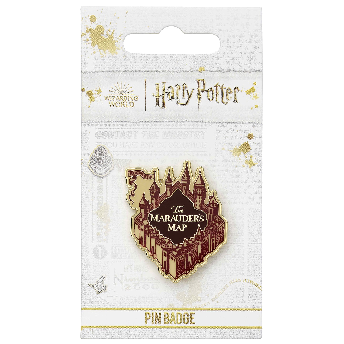 Harry Potter Marauders Map Pinbadge - Red