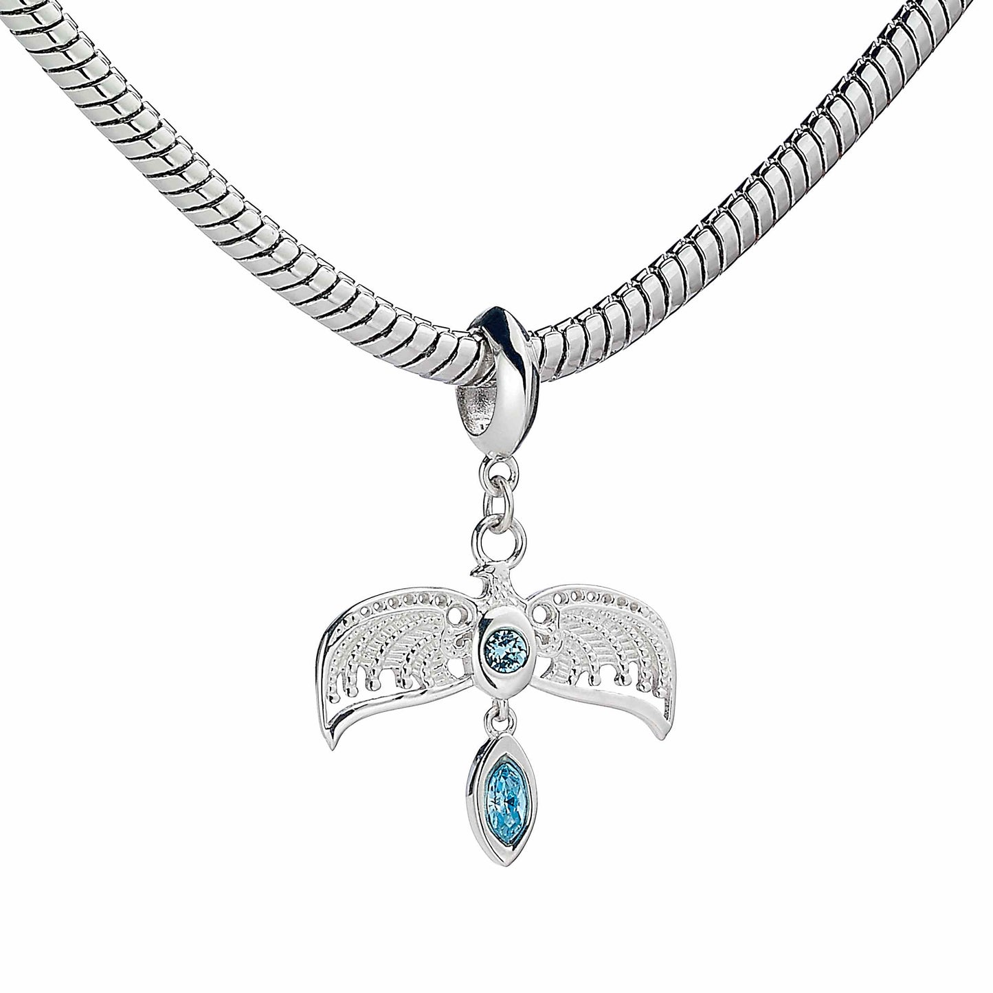 Harry Potter Sterling Silver Diadem slider charm with crystals