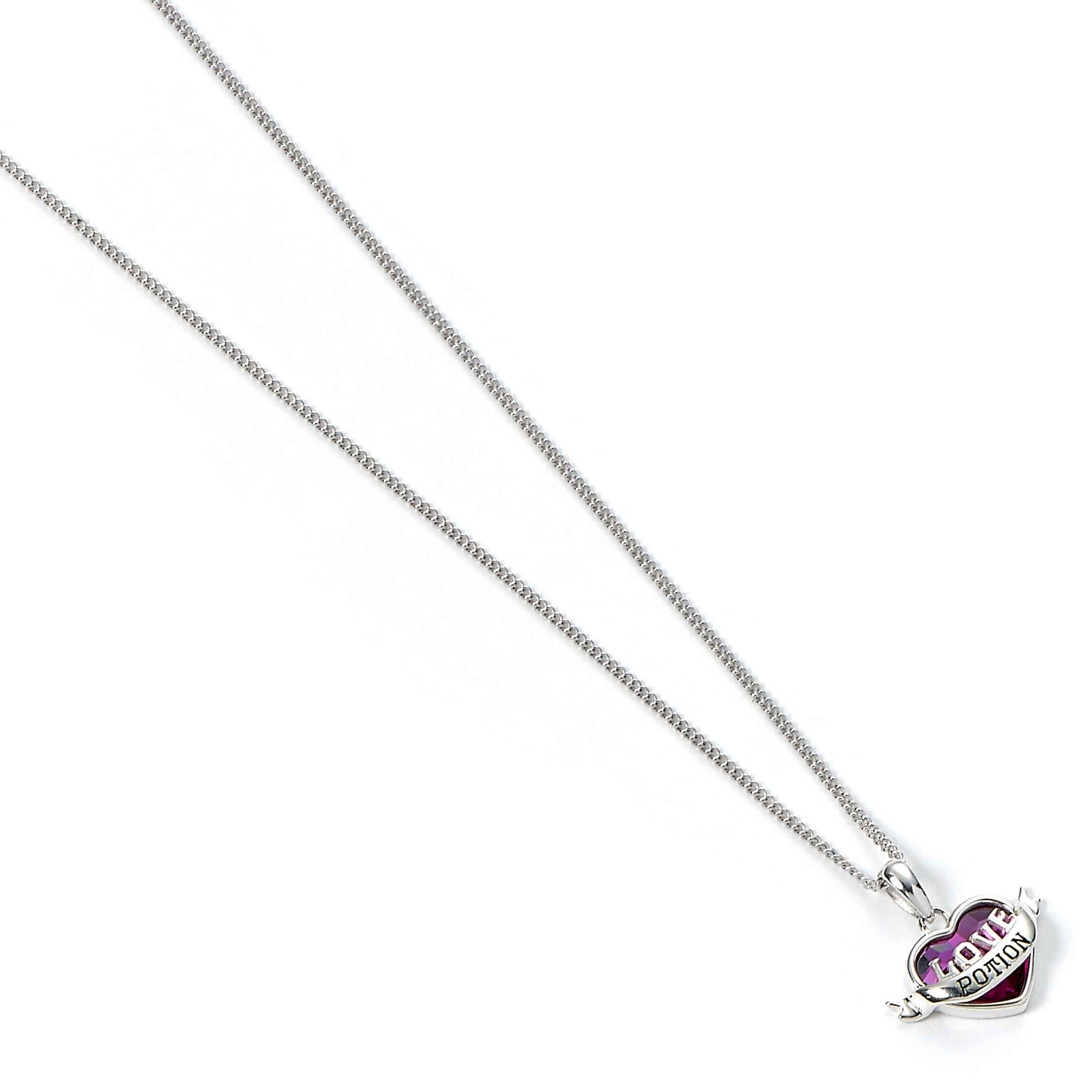 Collier philtre d'amour Harry Potter en argent sterling avec cristaux