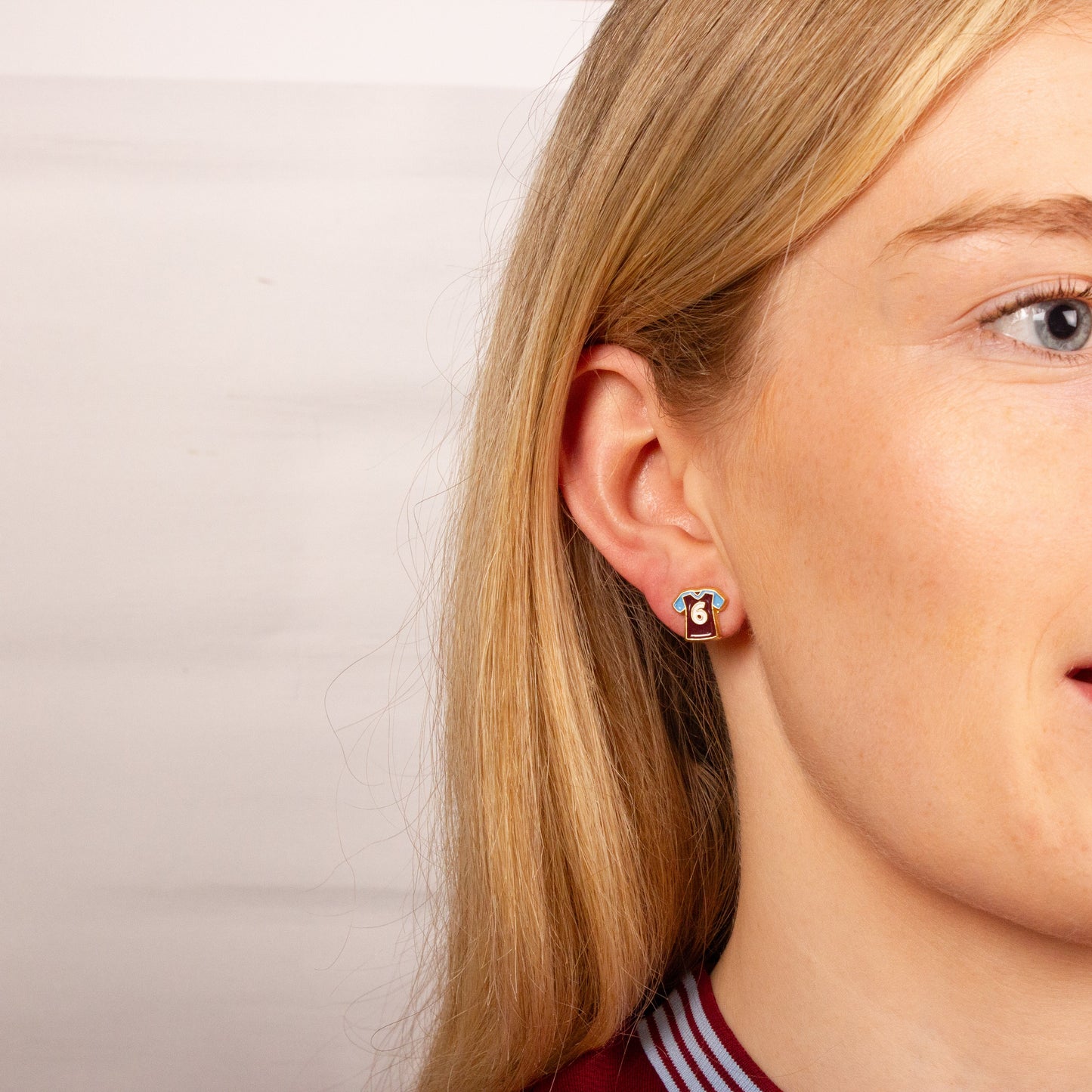 West Ham Stud Earring Set