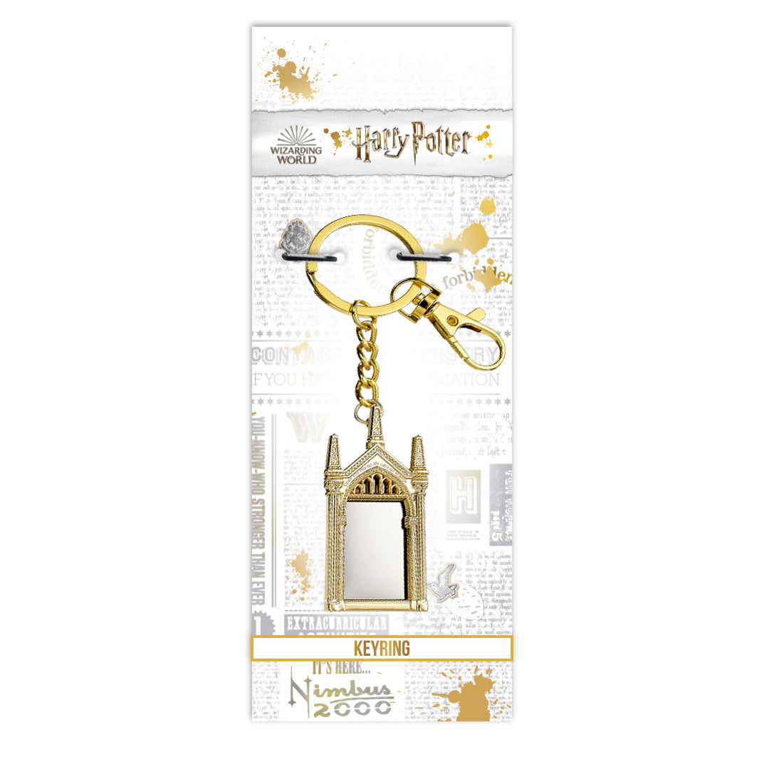 Harry Potter Mirror of Erised Keyring - Gold