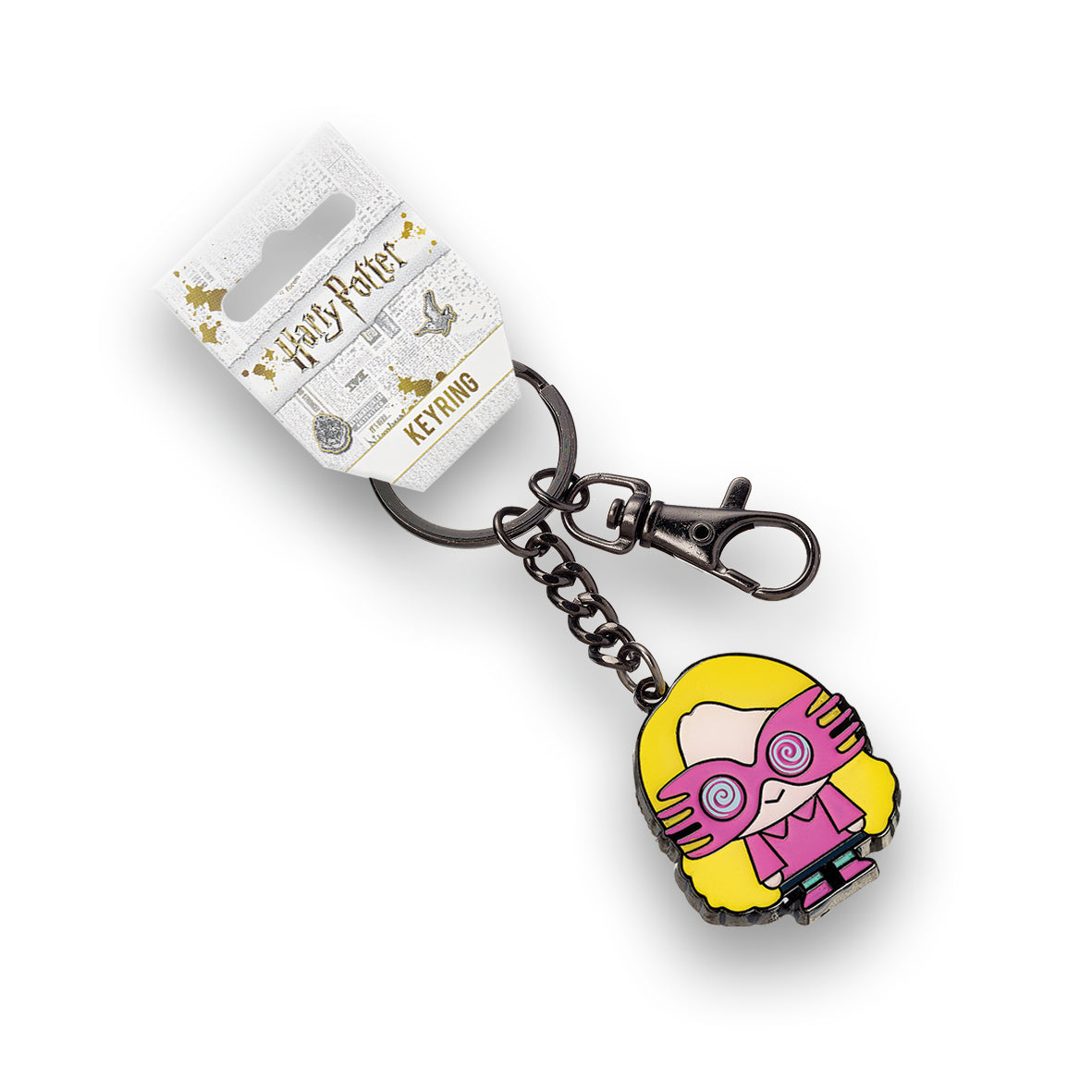 Harry Potter Luna Lovegood Chibi Style Keyring - Pink