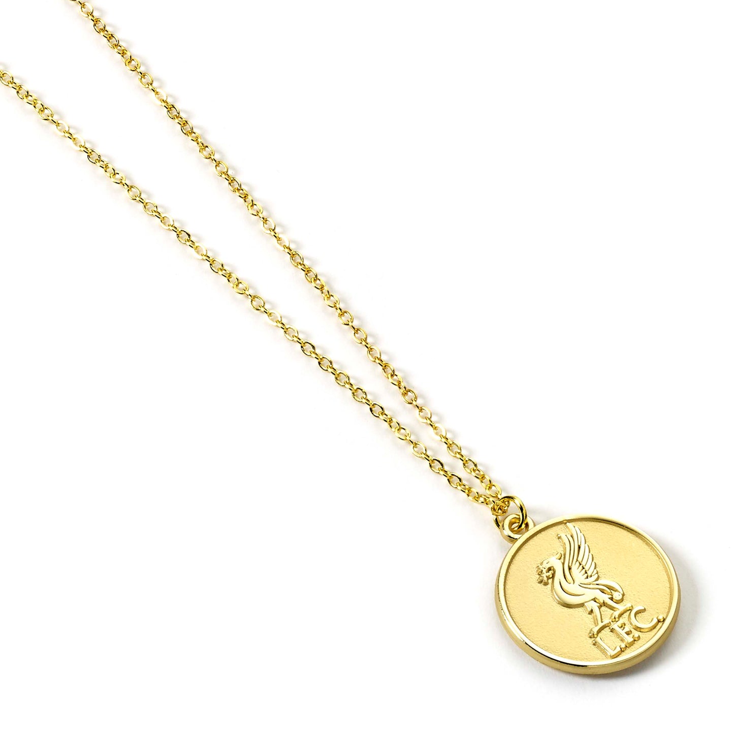 Liverpool Football Club Gold Tone Crest Necklace