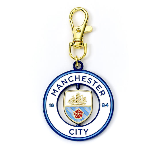 Manchester City Football Club Spinning Logo Backpack Hanger