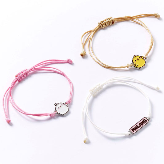 Molang and Piu Piu Friendship Bracelet Set