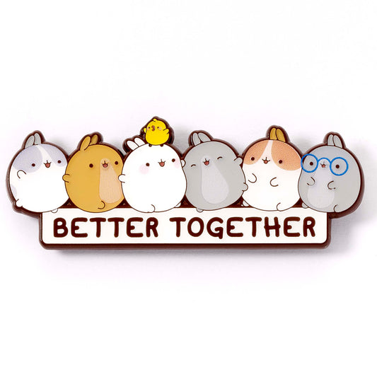 Molang Better Together Pin Badge