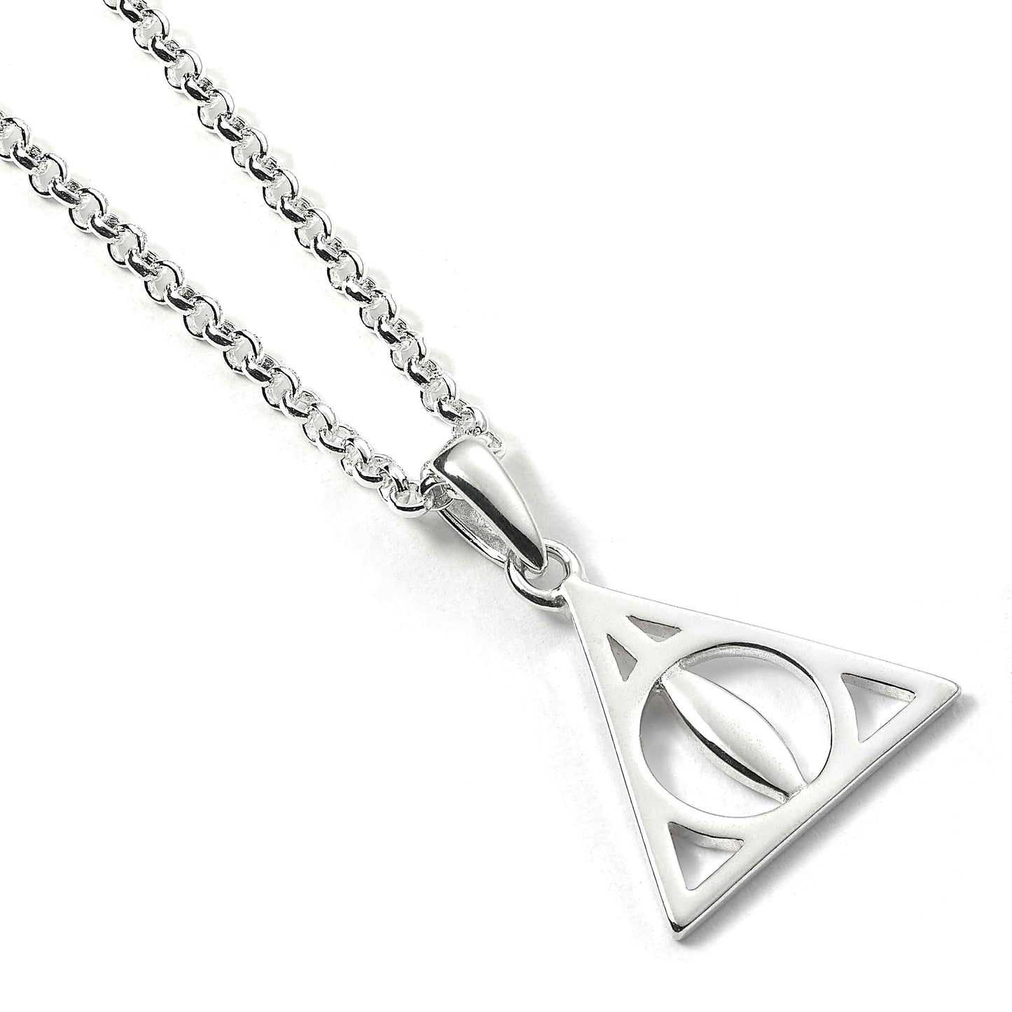 Harry Potter Deathly Hallows Necklace - Sterling Silver
