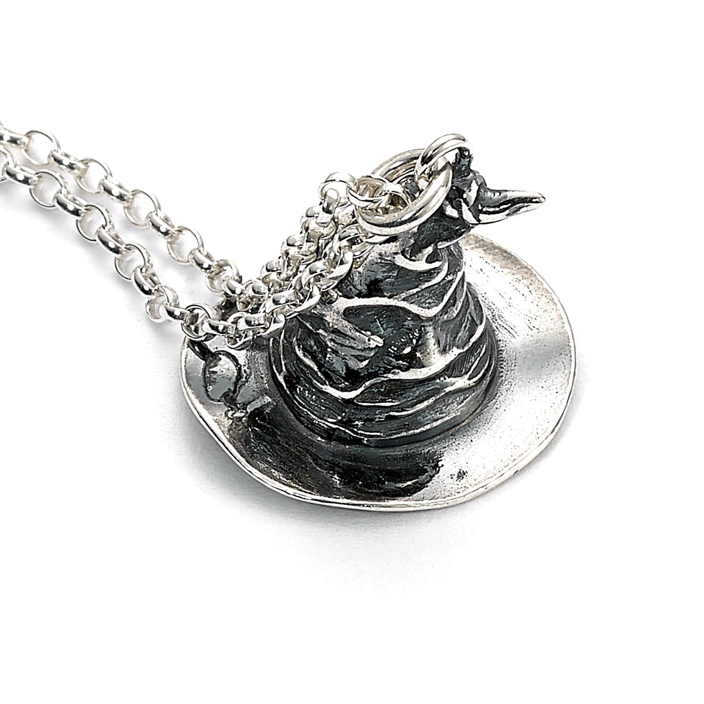 Harry Potter Sorting Hat Necklace - Sterling Silver