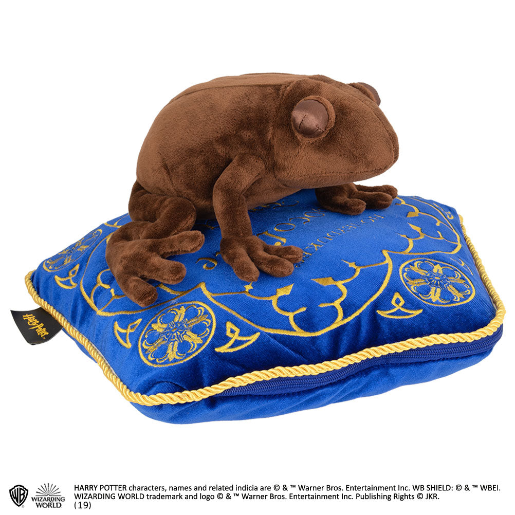 Harry Potter Chocolate Frog Plush Toy and Pillow - Blue