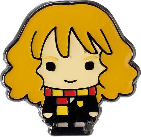 Harry Potter Hermione Granger Chibi Style Pin Badge - Yellow