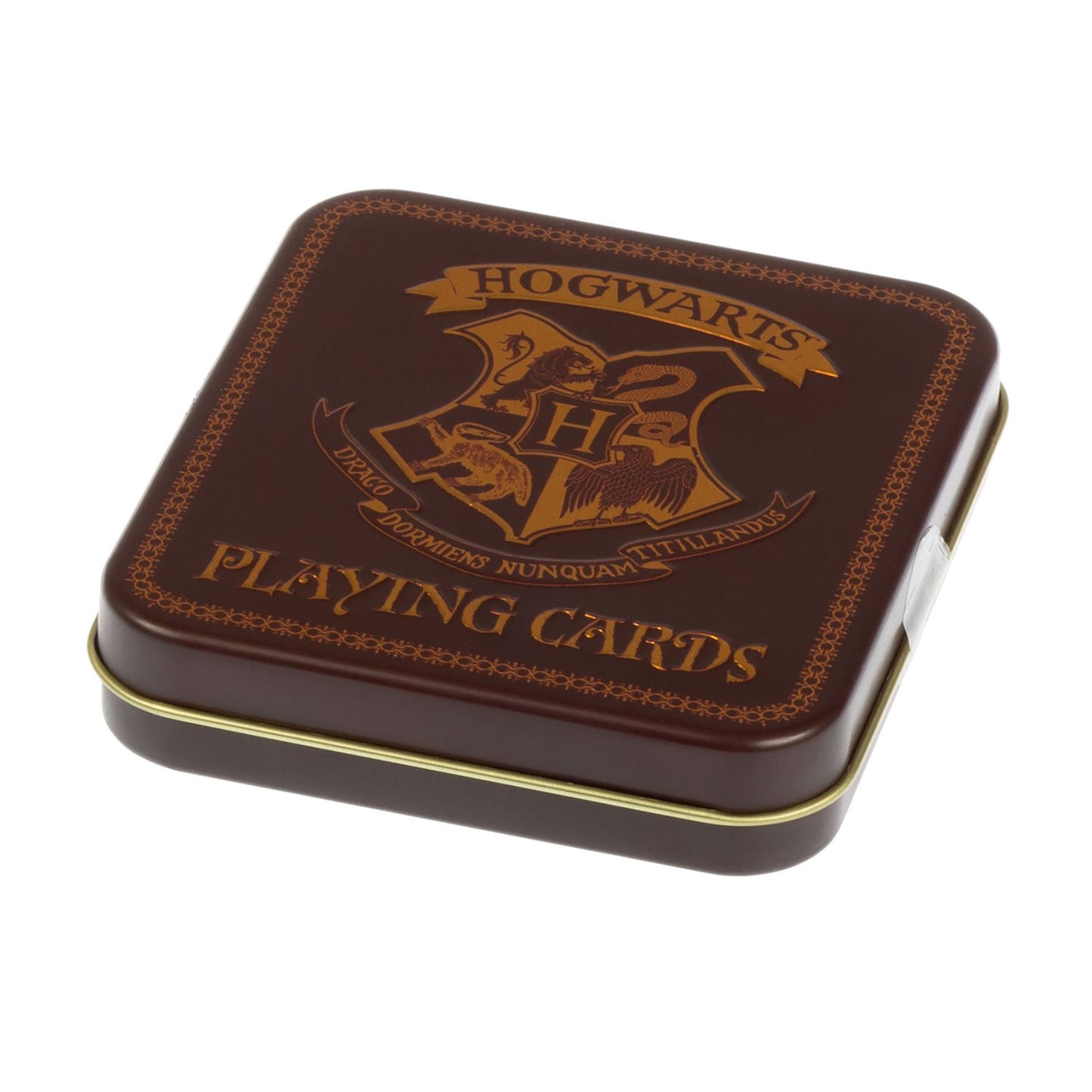 Harry Potter Hogwarts Playing Cards Game in Tin Box - Red