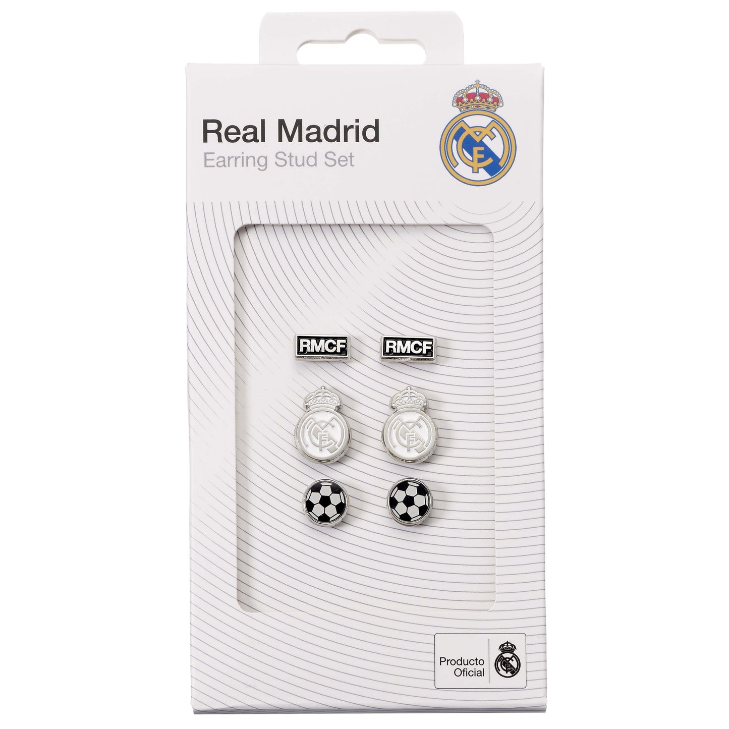 Real Madrid Set of 3 Stud Earrings