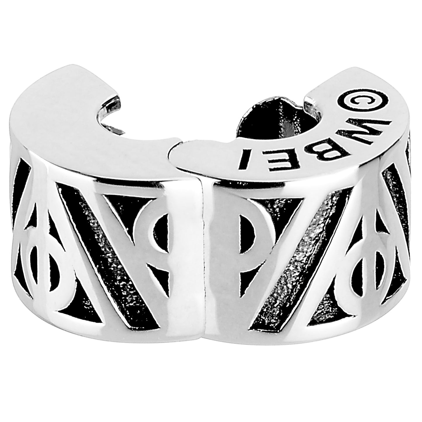 Harry Potter Deathly Hallows Stopper Bead Charm - Sterling Silver