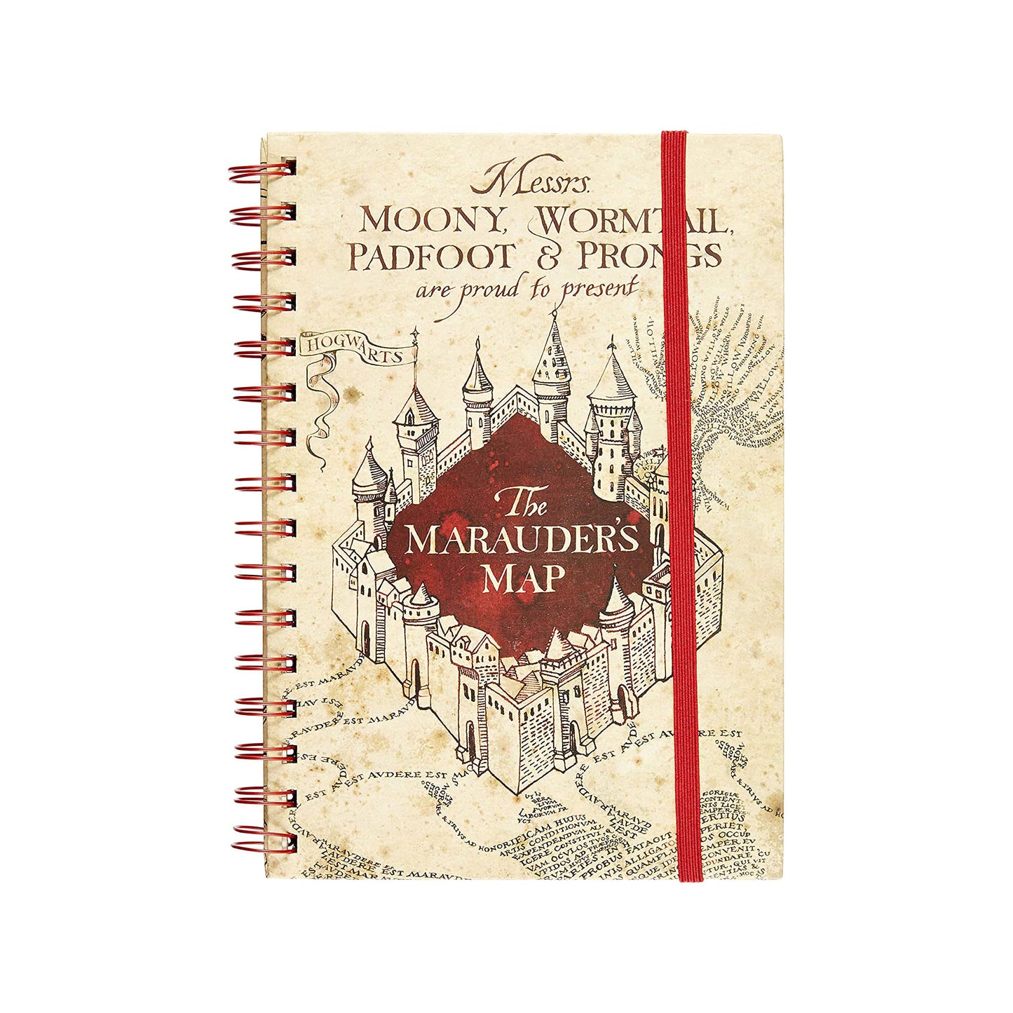 Carnet de notes Harry Potter Maraudars - Jaune