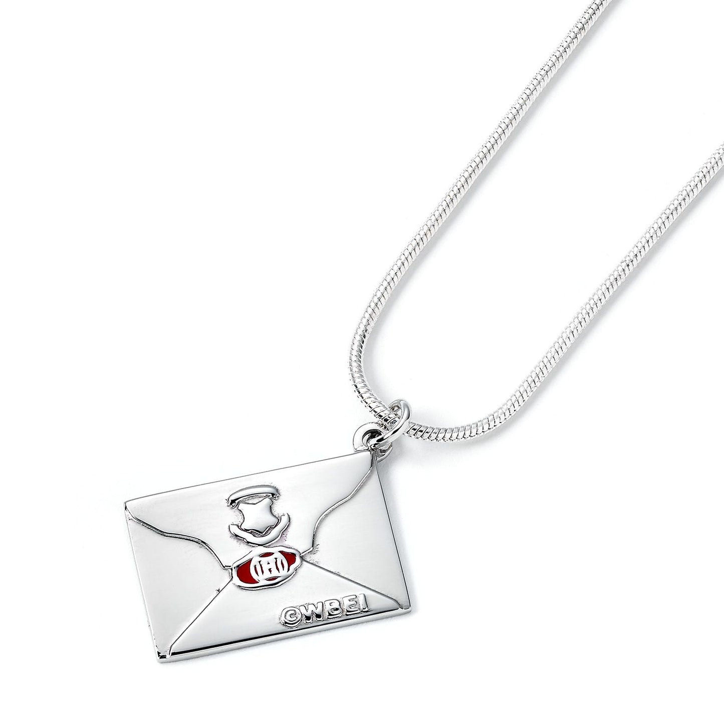Harry Potter Personalised Hogwarts Acceptance Letter Necklace - Silver