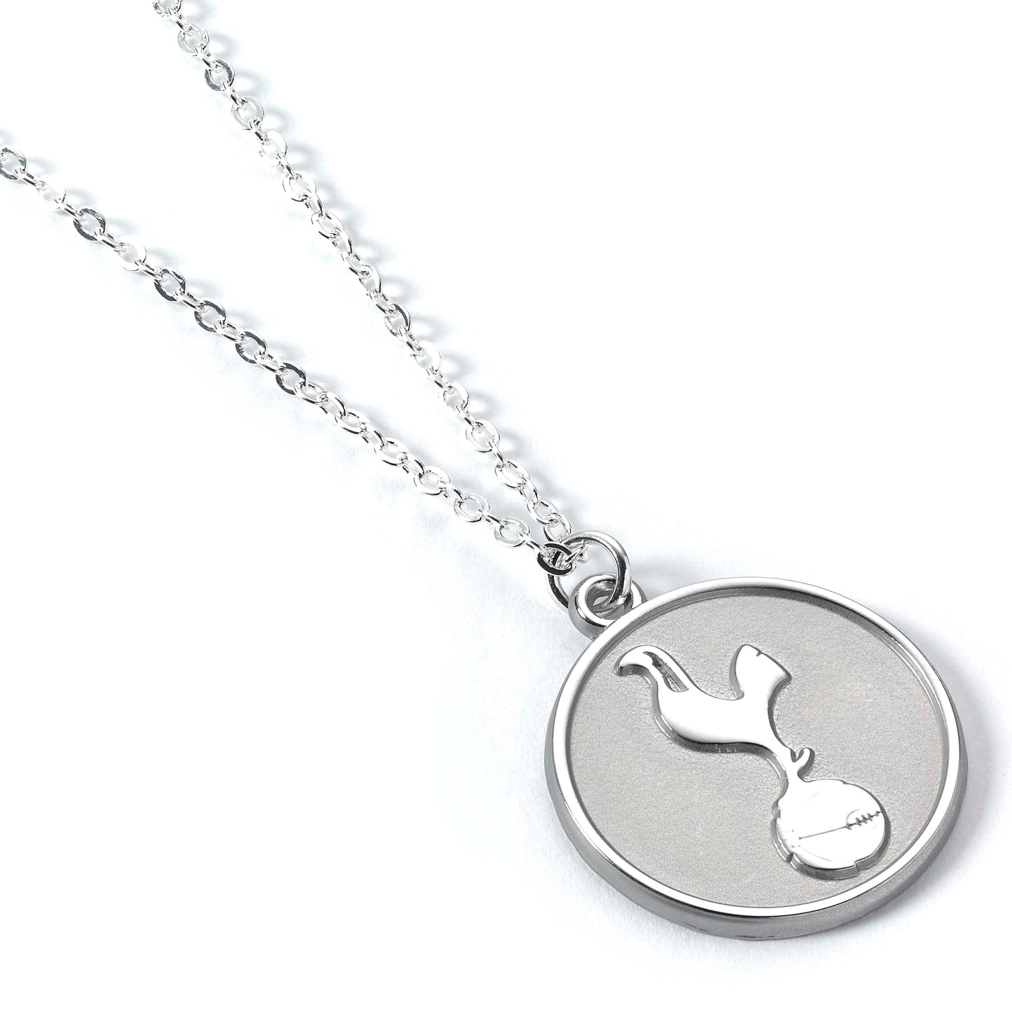 Tottenham Hotspur Silver Tone Disc Necklace