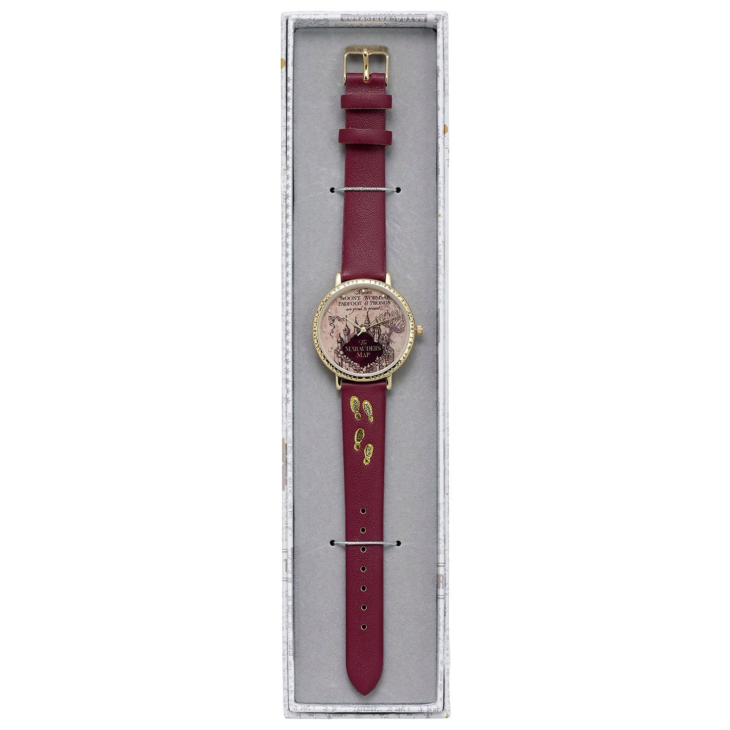 Montre Carte des Maraudeurs Harry Potter - Rouge