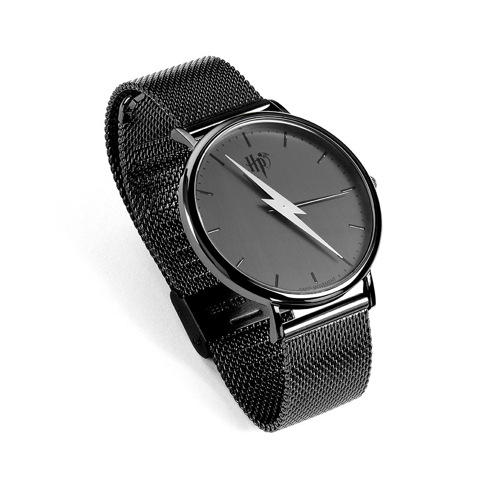 Harry Potter Lightning Bolt Watch - Black