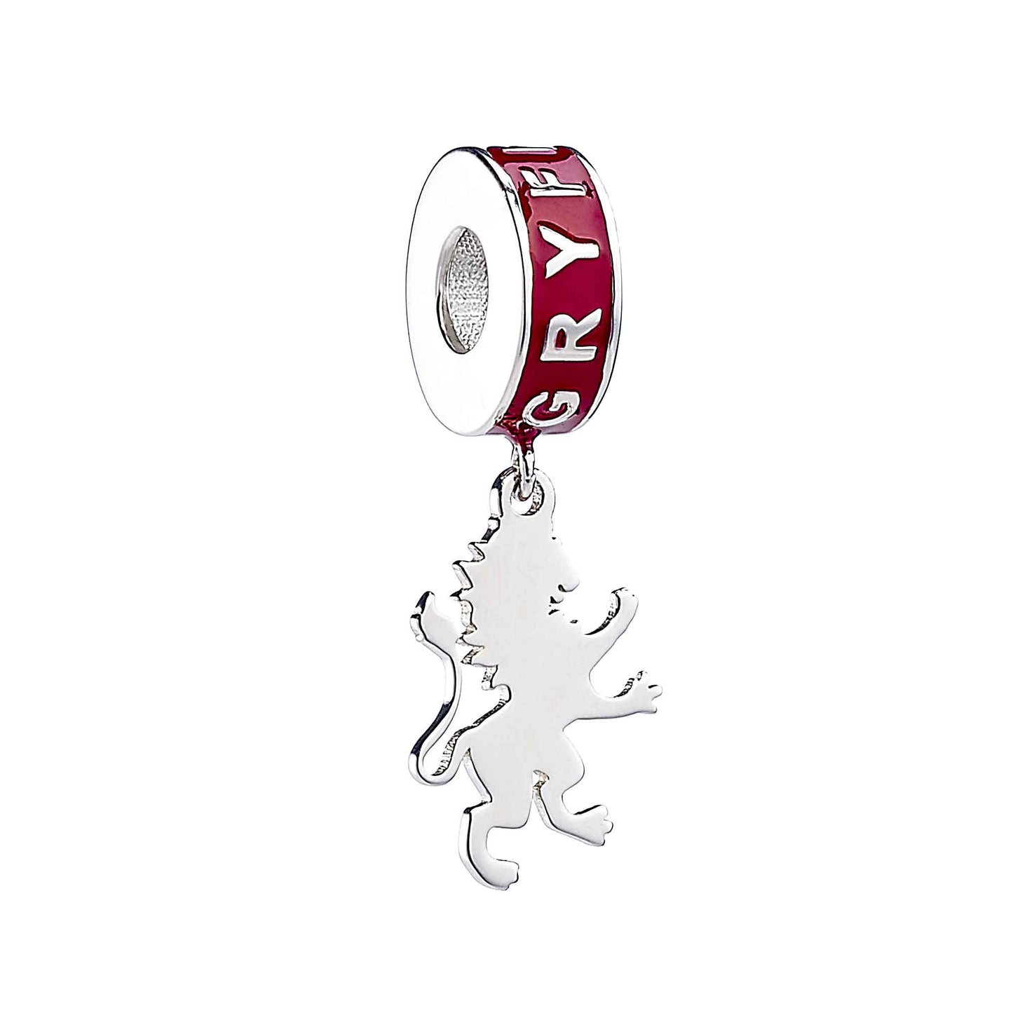 Harry Potter Sterling Silver Gryffindor House Slider Charm