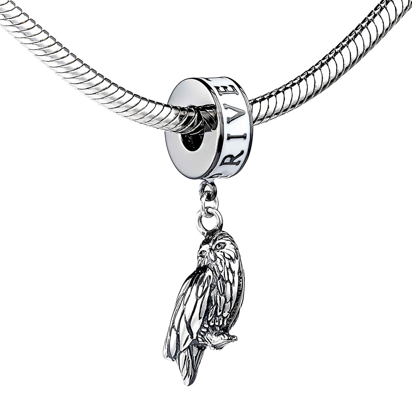 Kellica Harry Potter Sterling Silver Hedwig Owl & Privet Drive Slider Charm
