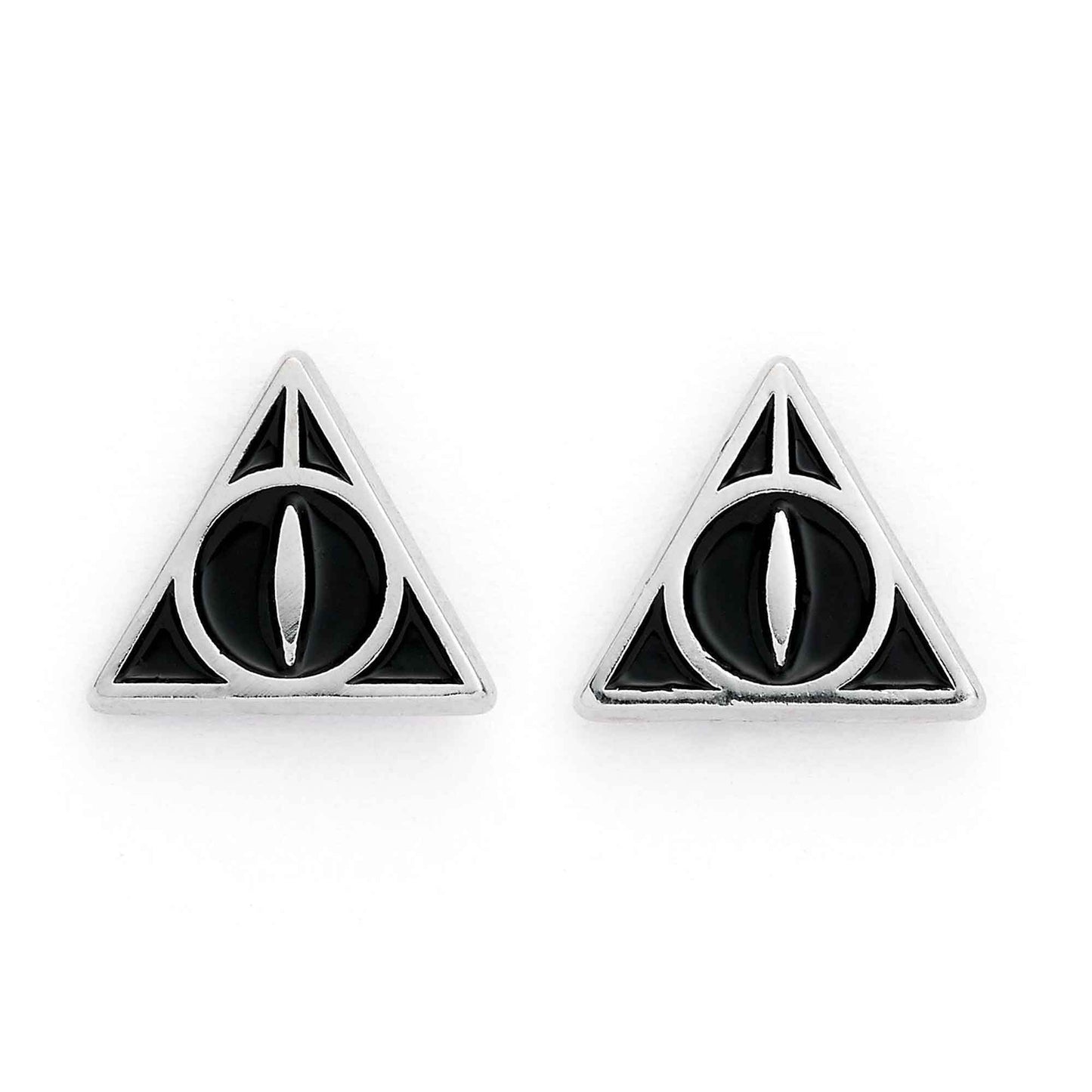 Harry Potter Stud Earring Set - Platform 9 3/4, Hedwig & Acceptance Letter, Deathly Hallows - Silver