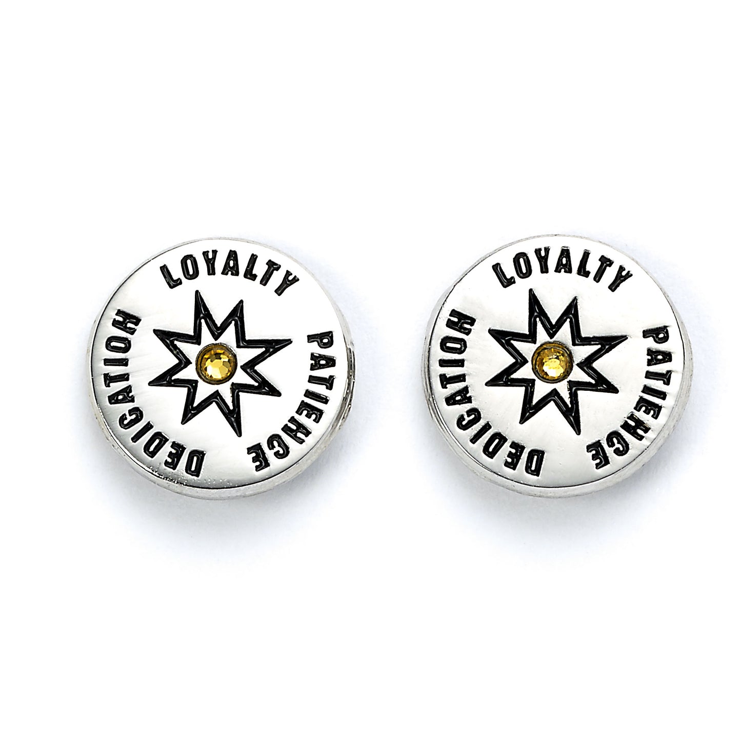 Kellica Harry Potter Hufflepuff Set of 3 Stud Earrings
