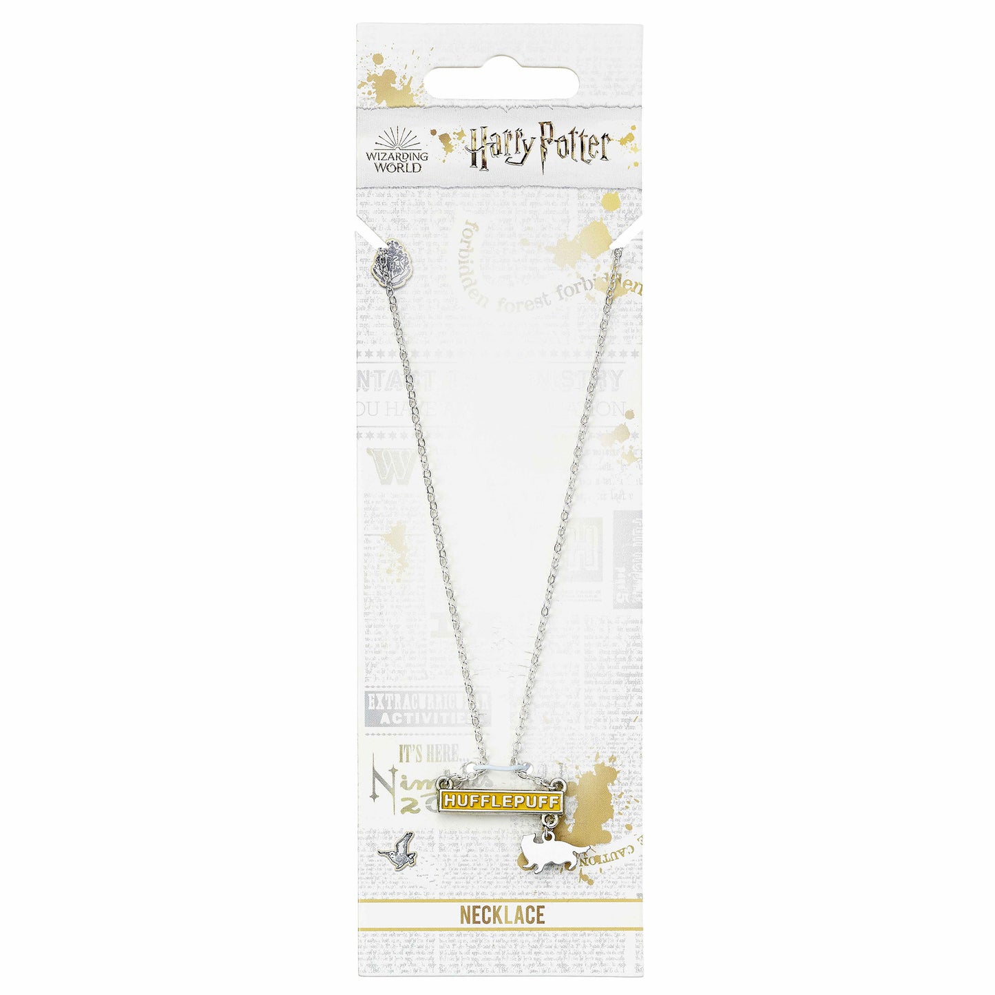 Kellica Harry Potter Hufflepuff Bar Necklace