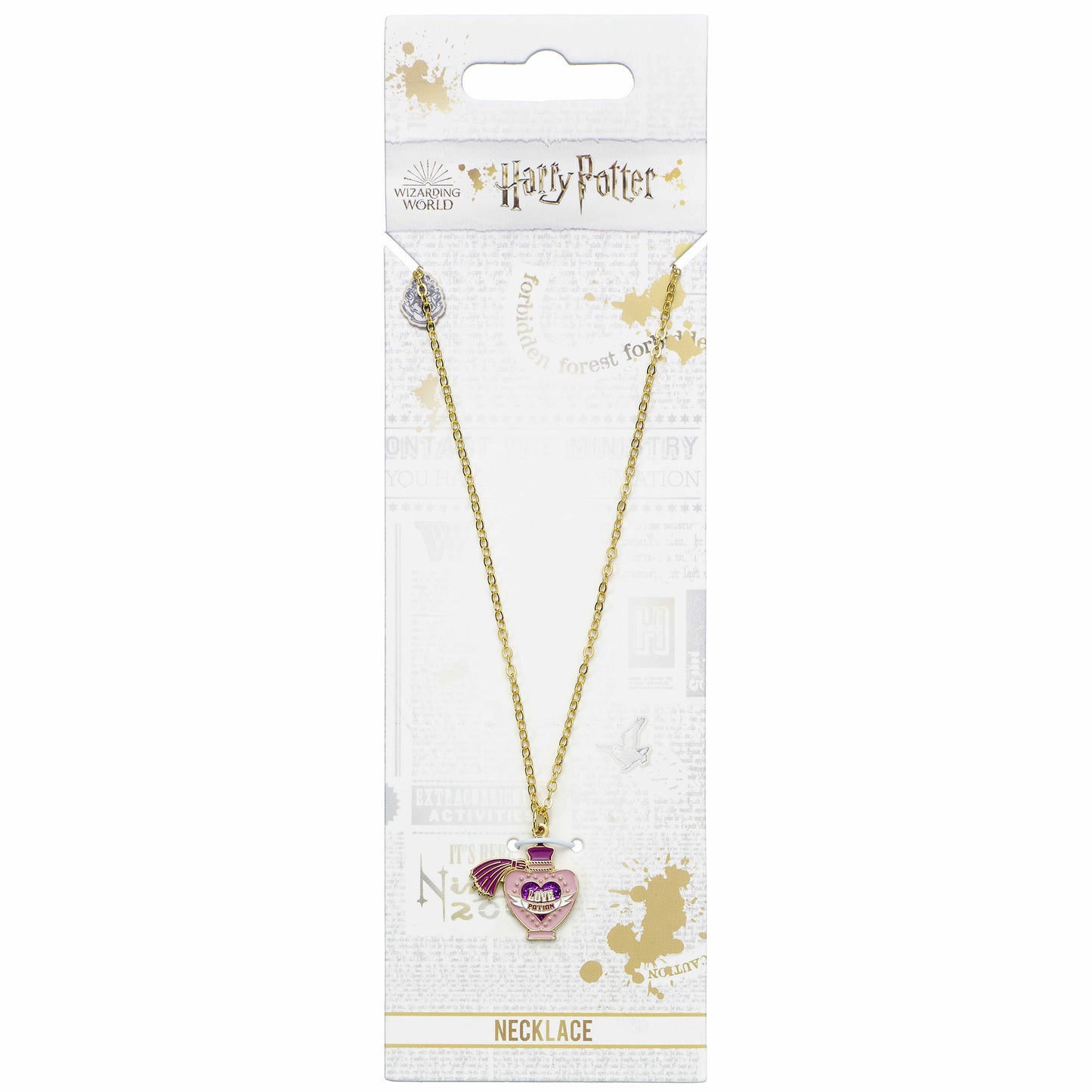 Harry Potter Gold plated Love Potion Necklace - Gold