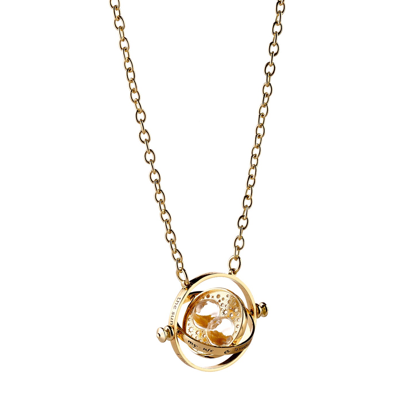 Collier Retourneur de Temps Tournant Harry Potter - Or - 30mm