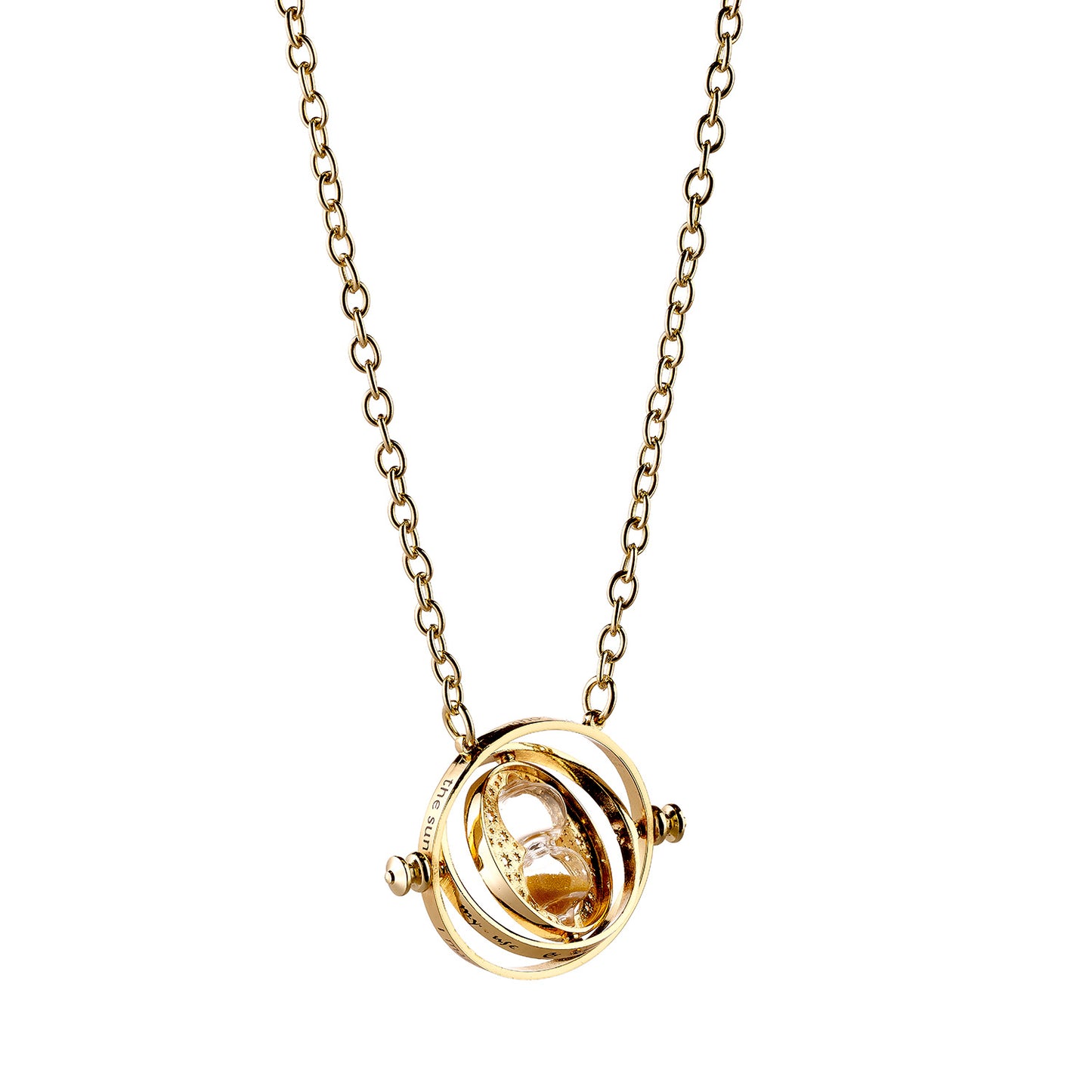 Collier Retourneur de Temps Tournant Harry Potter - Or - 30mm