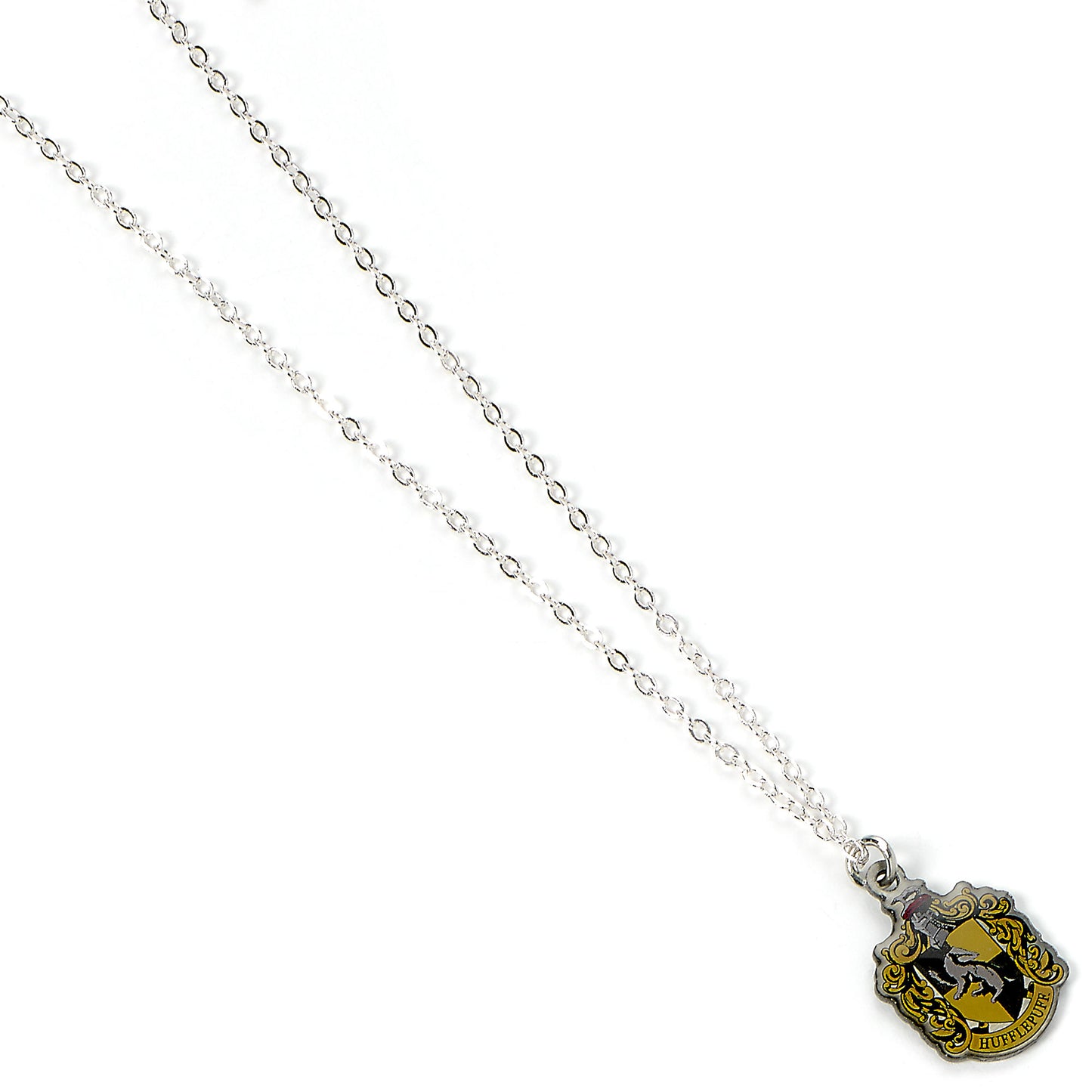 Harry Potter Hufflepuff Crest Slider Necklace - Yellow